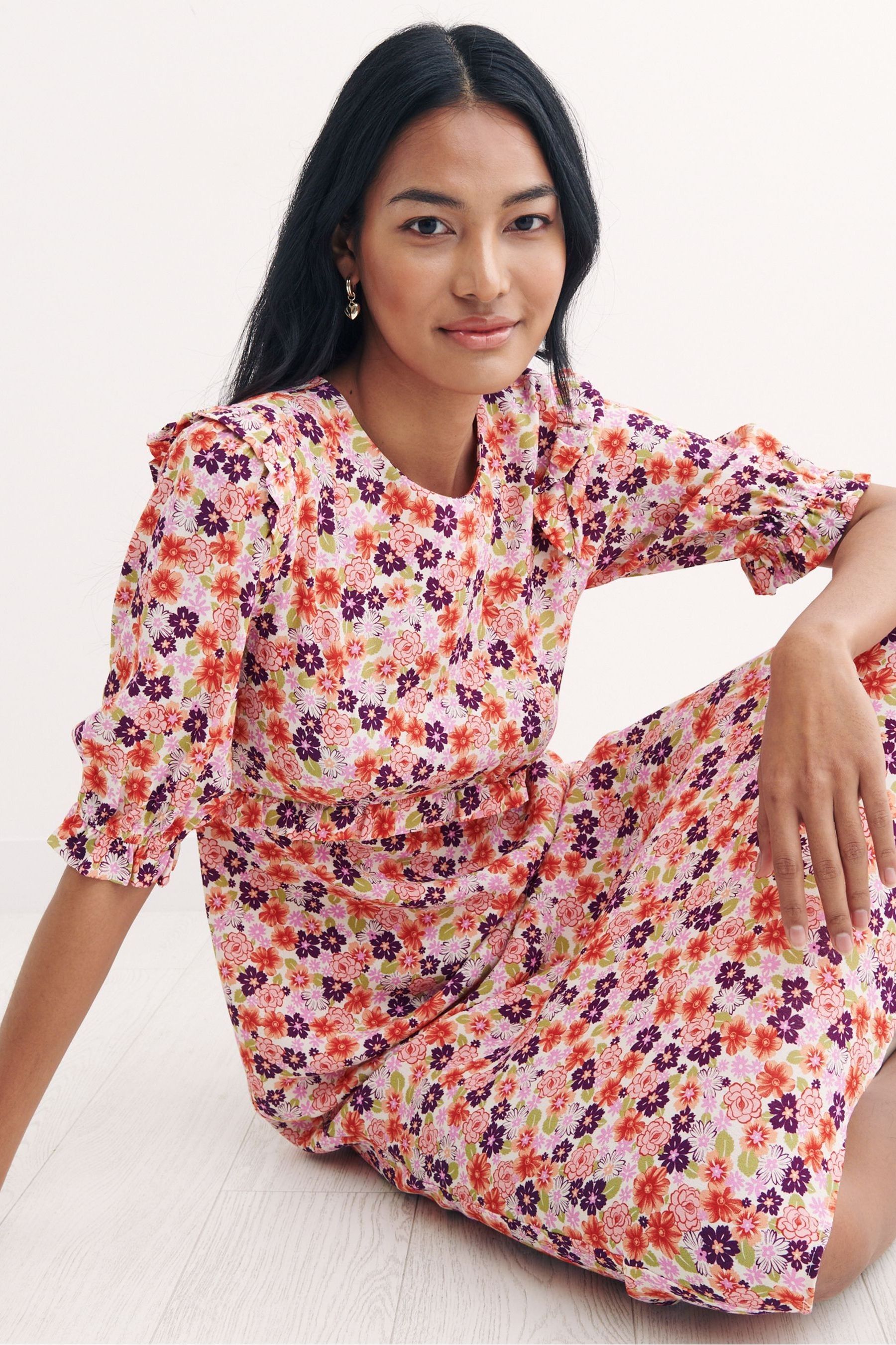 Buy Nobodys Child Multi Felicia Midi Dress from Next Ireland