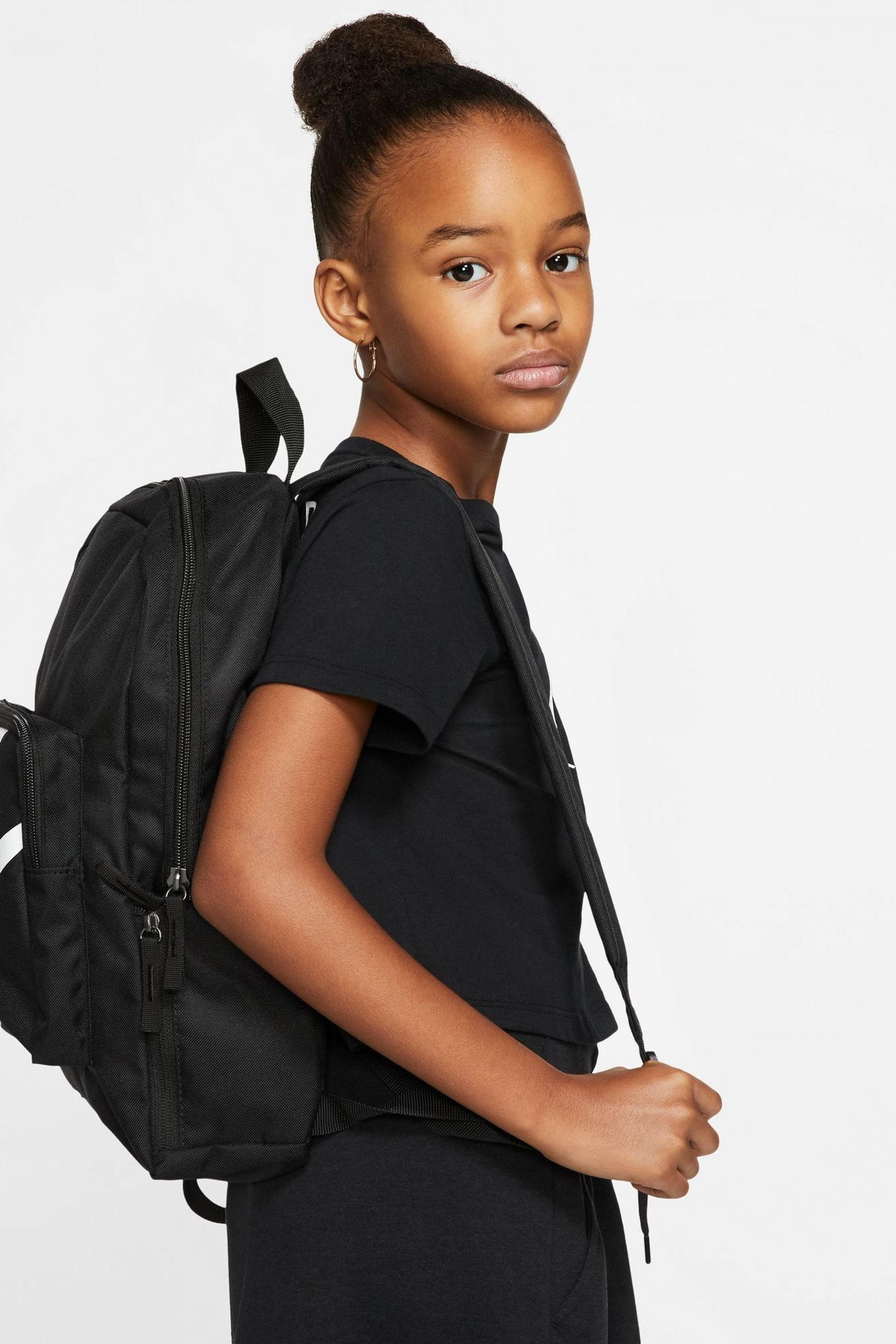 Newby Kids Backpack W Shoe Bag- Black