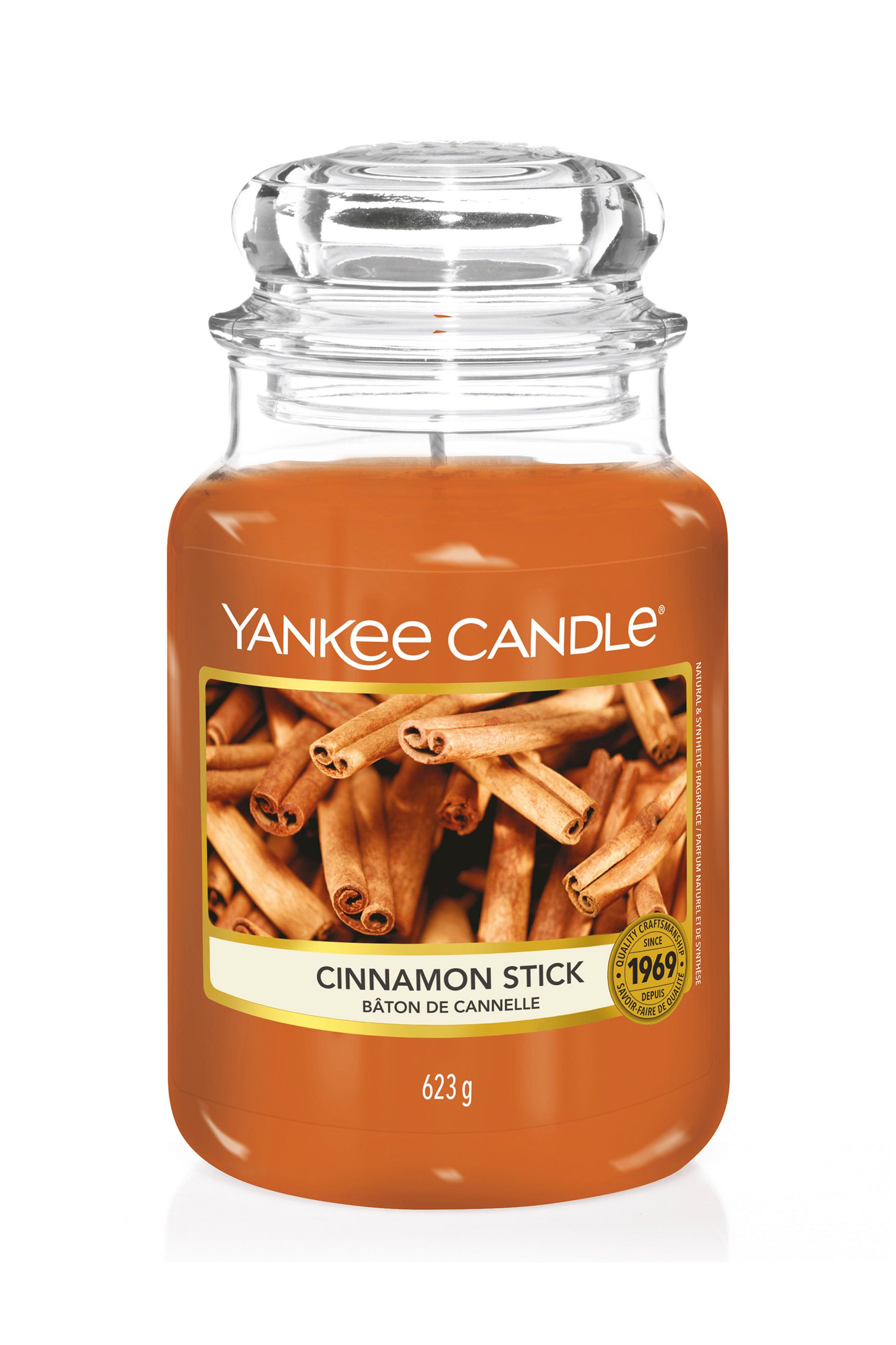 Buy Yankee Candle Orange Large Jar Cinnamon Stick Candle from the Next