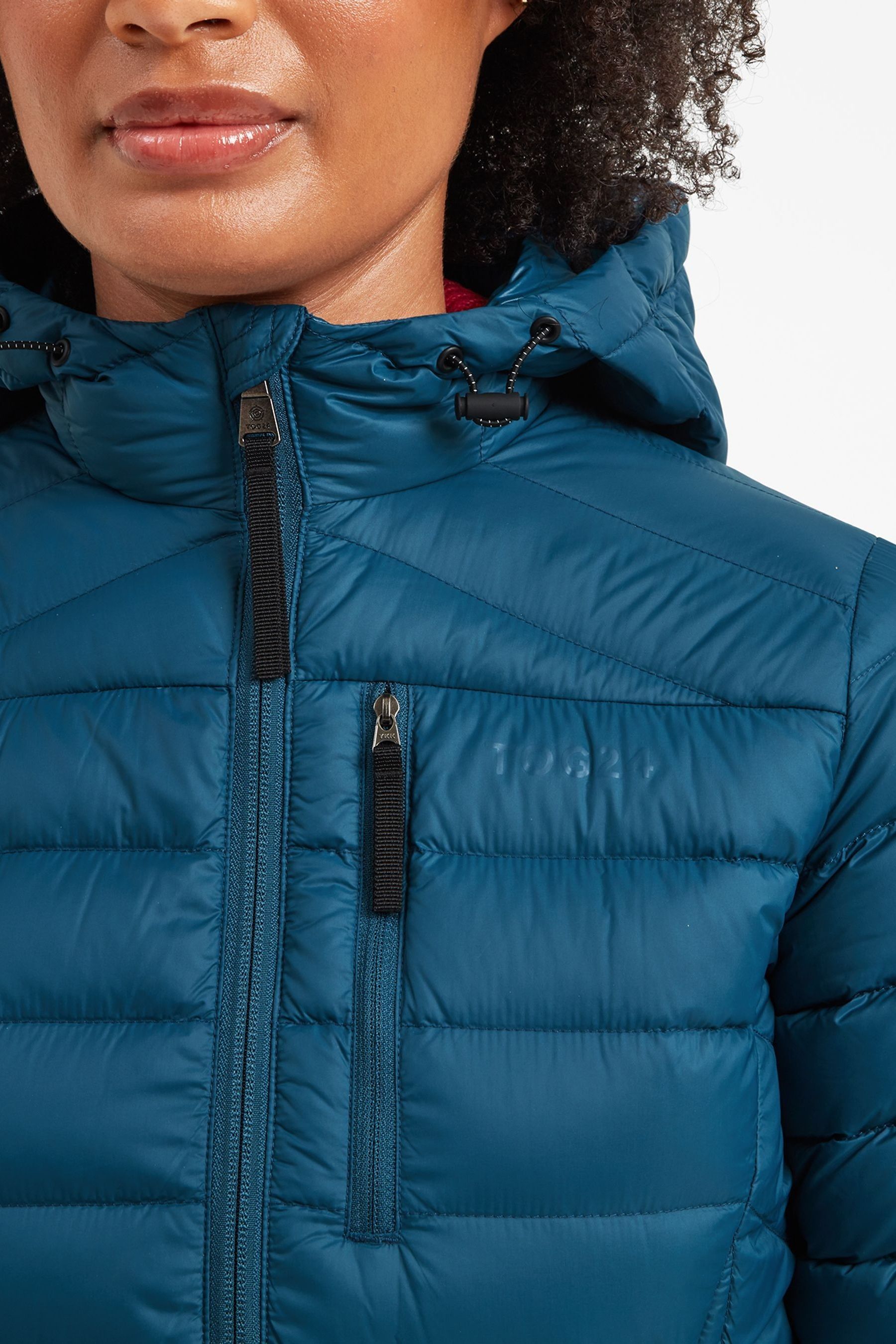 Buy Tog 24 Navy Blue Drax Funnel Down Jacket from the Next UK online shop