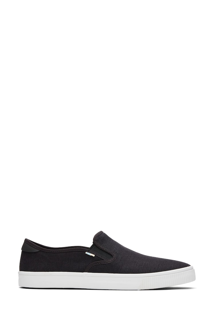 Черный - Toms Vegan Baja Slip On Trainers - Image 1 of 1 Черный - Toms Vegan Baja Slip On Trainers - Image 1 of 1