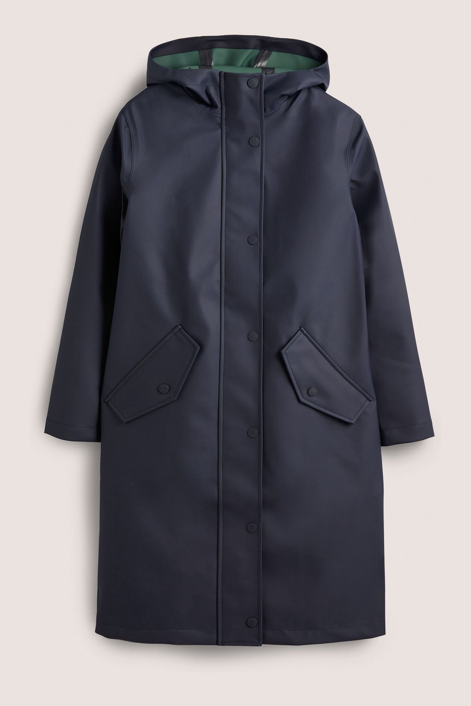 Buy Boden Blue Waterproof Longline Raincoat from Next Ireland