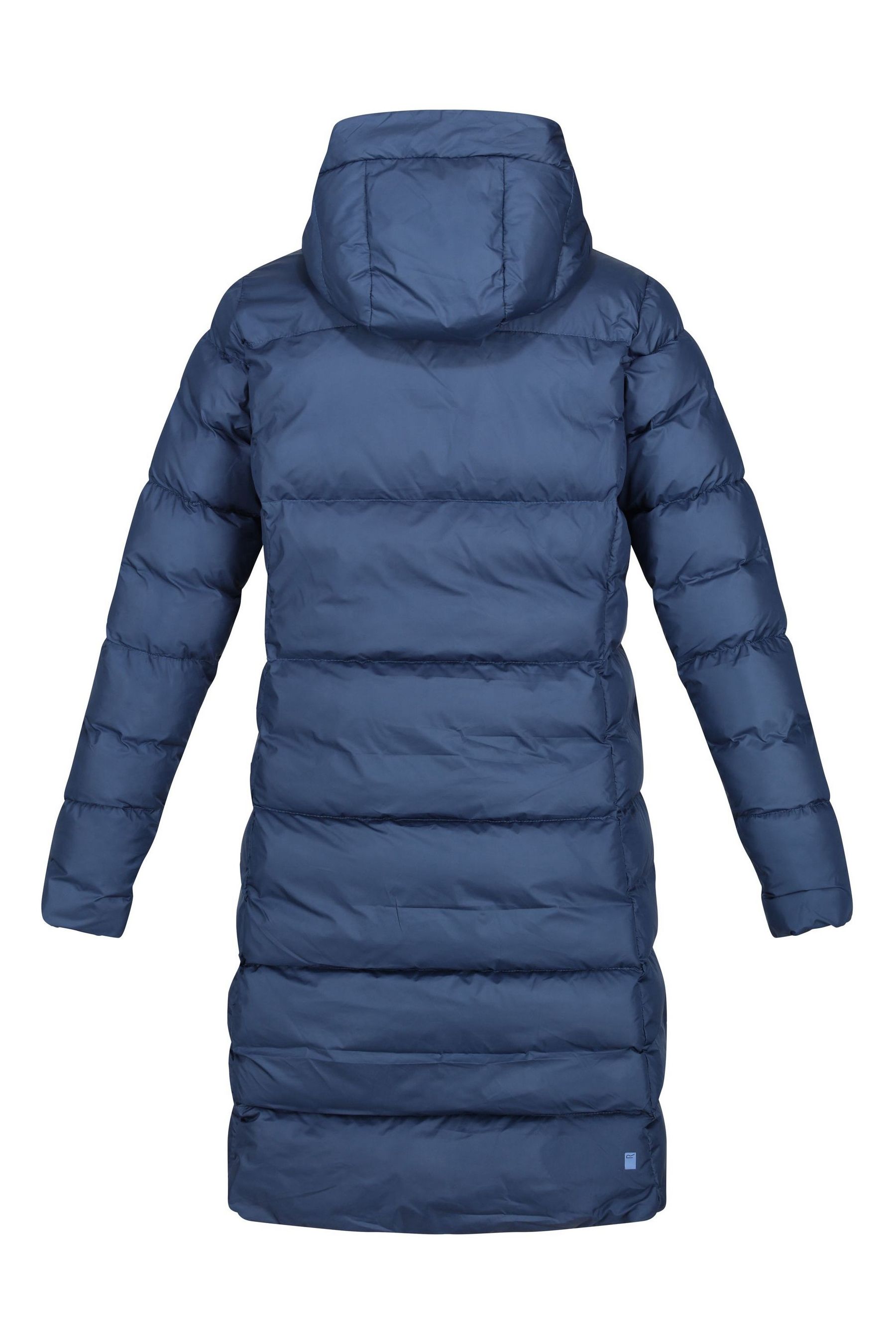 Buy Regatta Blue Pandia II Longline Insulated Padded Jacket from Next ...