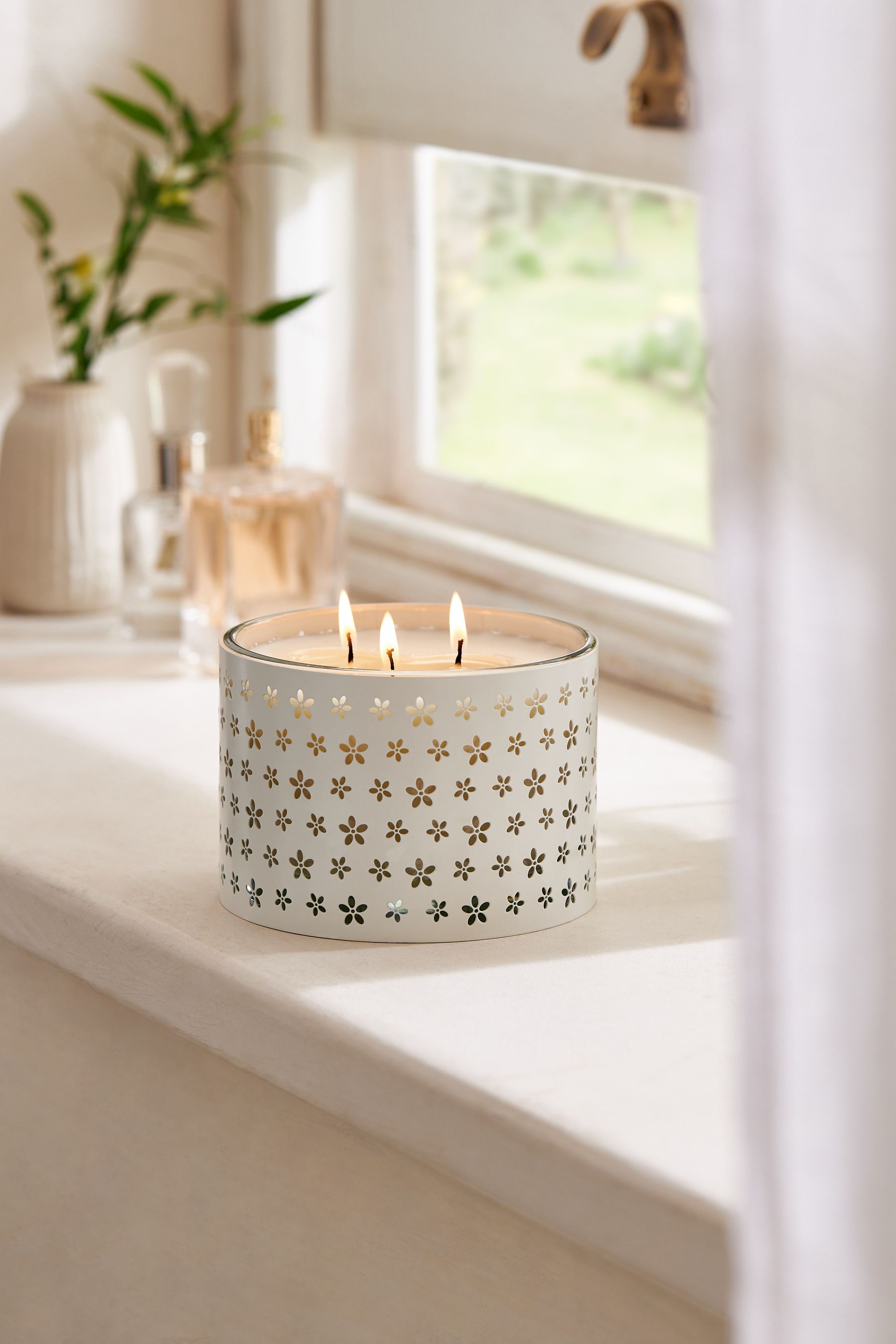 Buy Yellow White Jasmine 3 Wick Scented Candle from the Next UK online shop