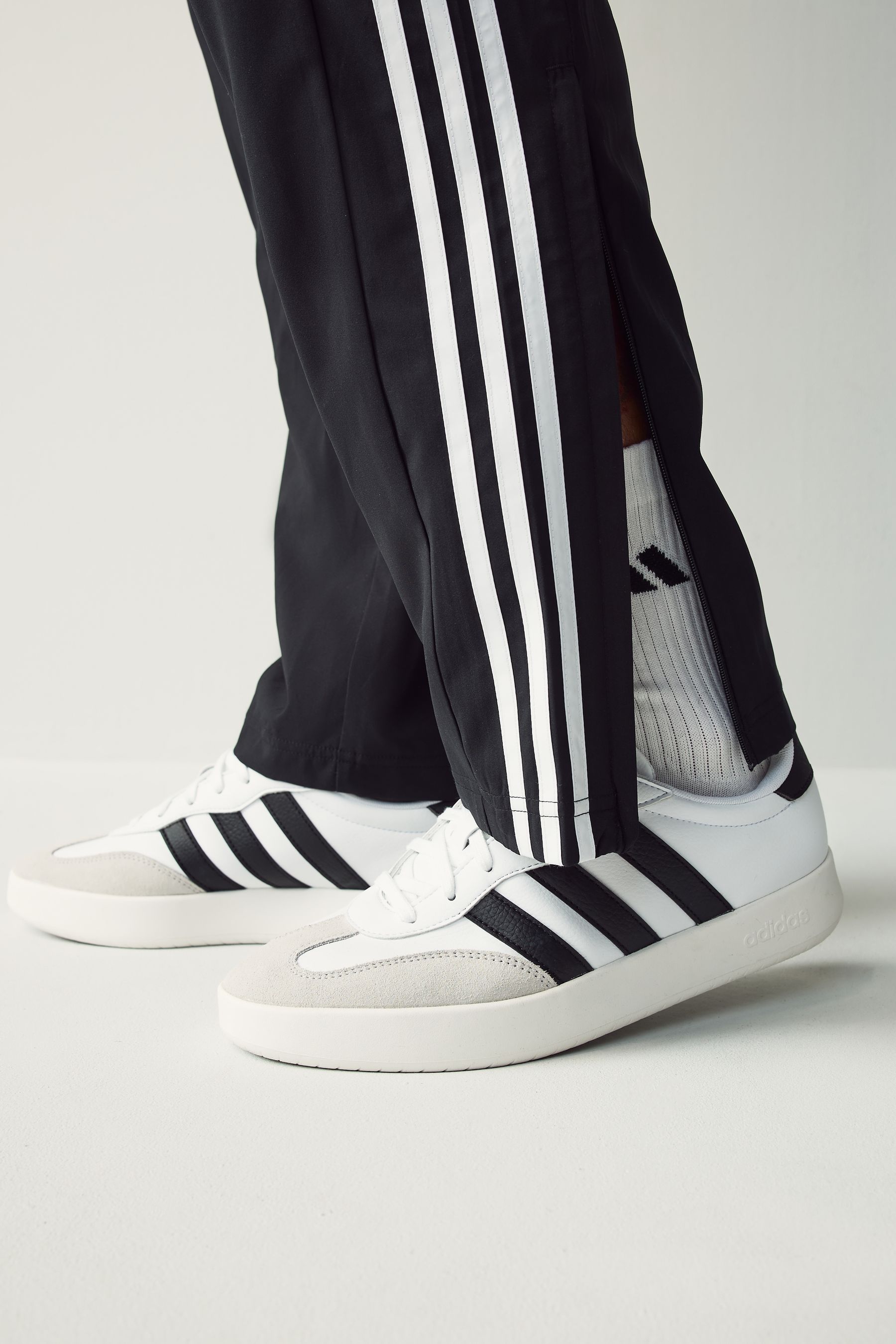 buy-adidas-black-sportswear-aeroready-essentials-stanford-open-hem