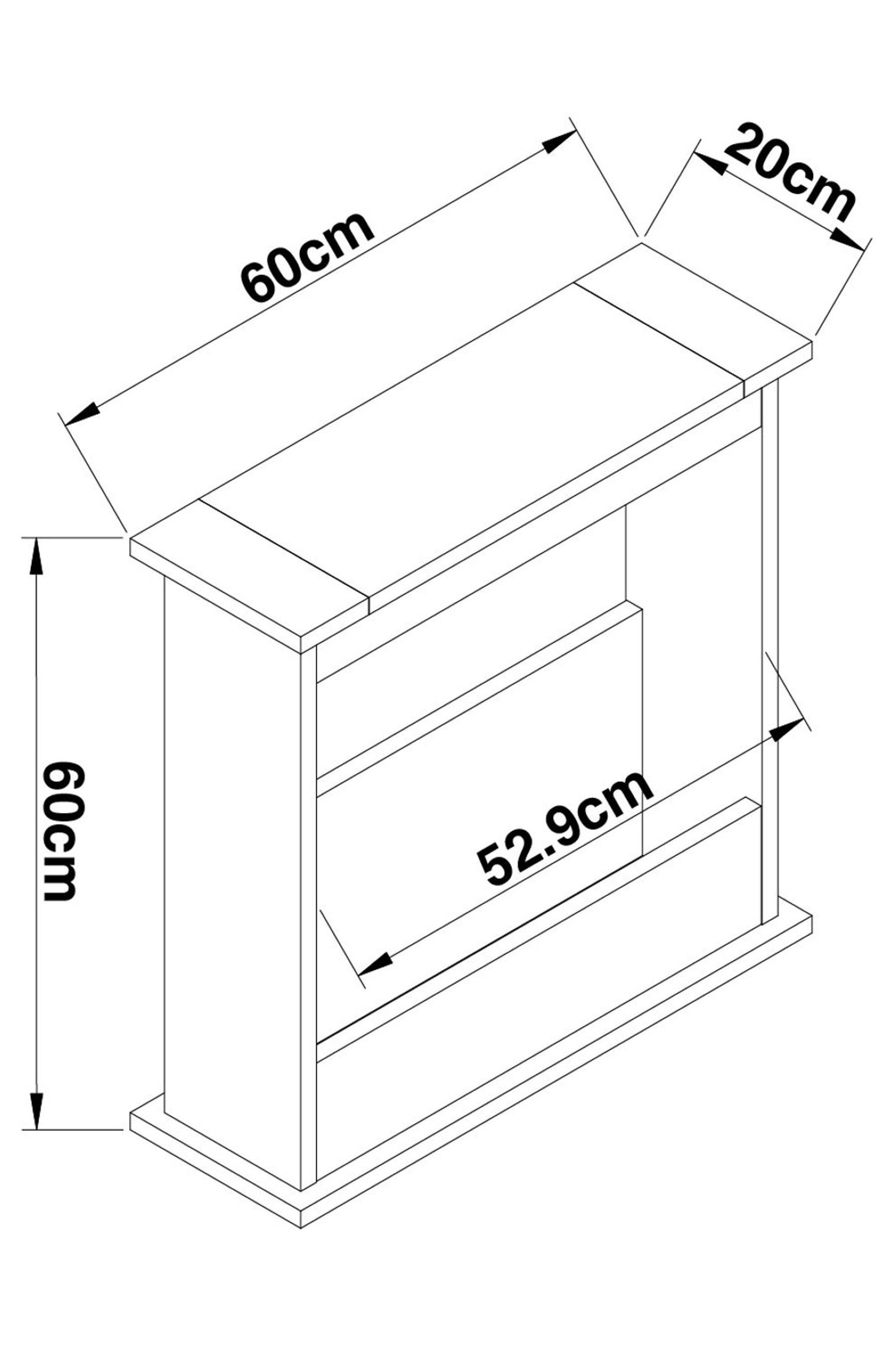 Buy Dove Grey Malvern Oak Effect Sofa Side Table from the Next UK