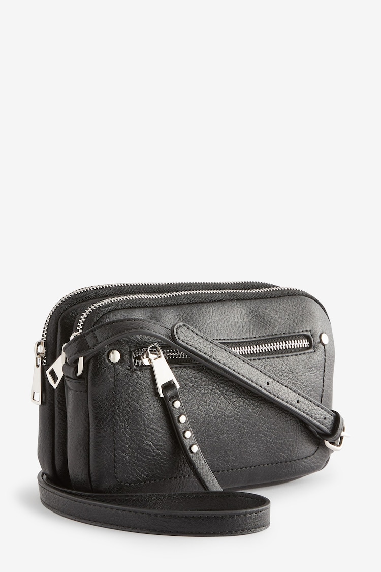 Black Utility Stud Cross-Body Bag - Image 1 of 1