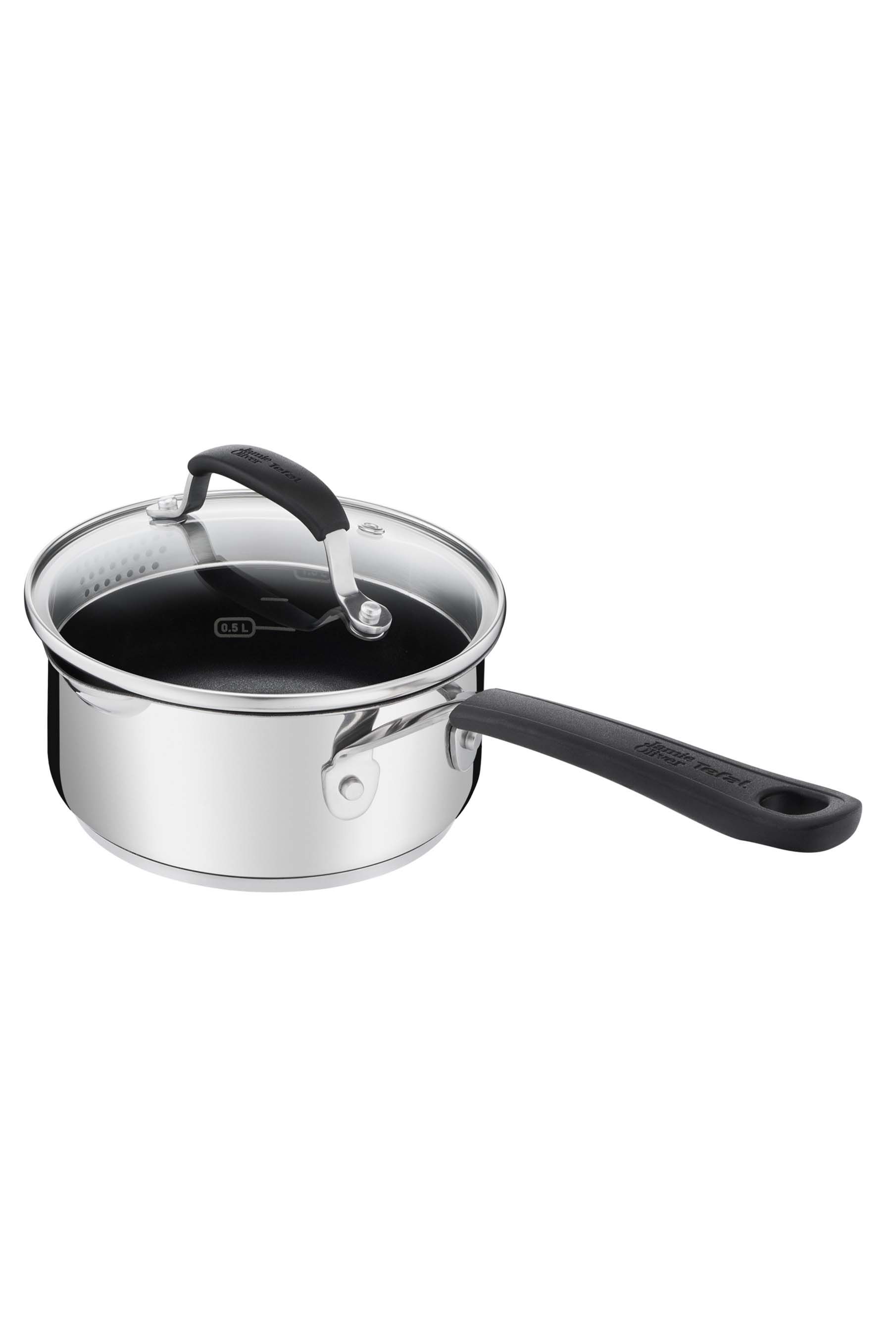 Buy Jamie Oliver 3 Piece Grey Quick & Easy Saucepan Set 16/18/20cm from