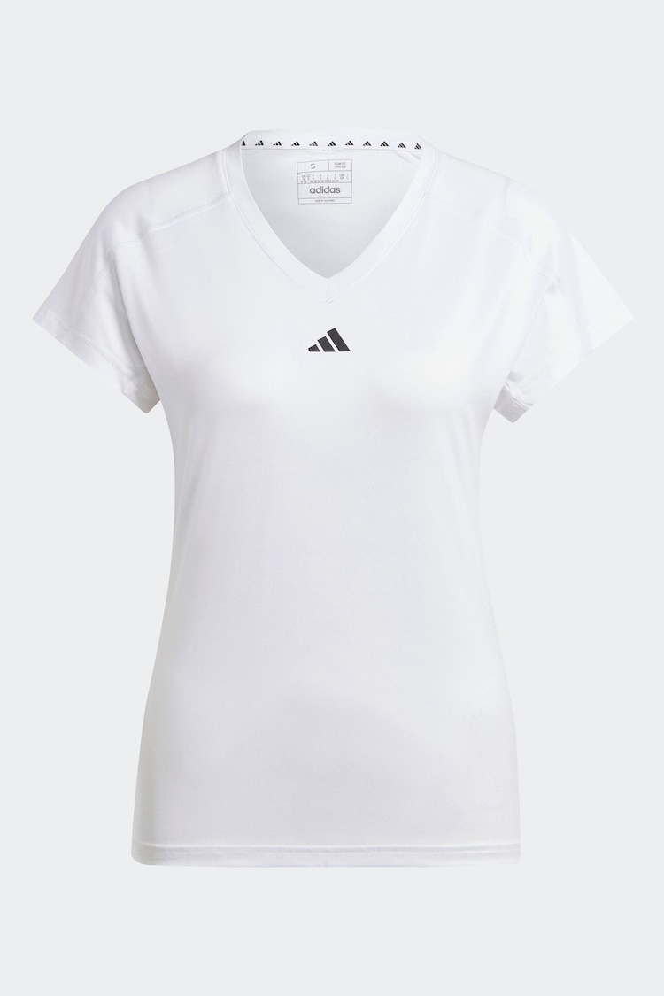 adidas White Essential Minimal T-Shirt - Image 1 of 1