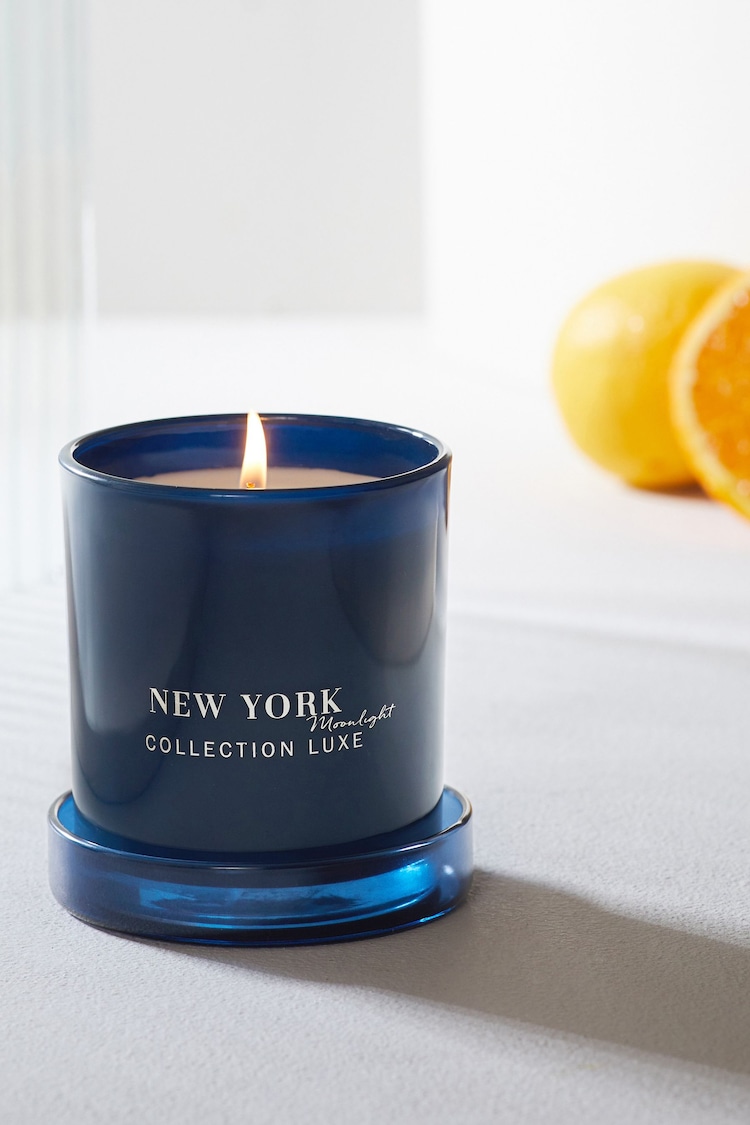 Moonlight Amber & Jasmine Blossom Collection Luxe New York Confetti Single Wick Scented Candle - Image 1 of 1