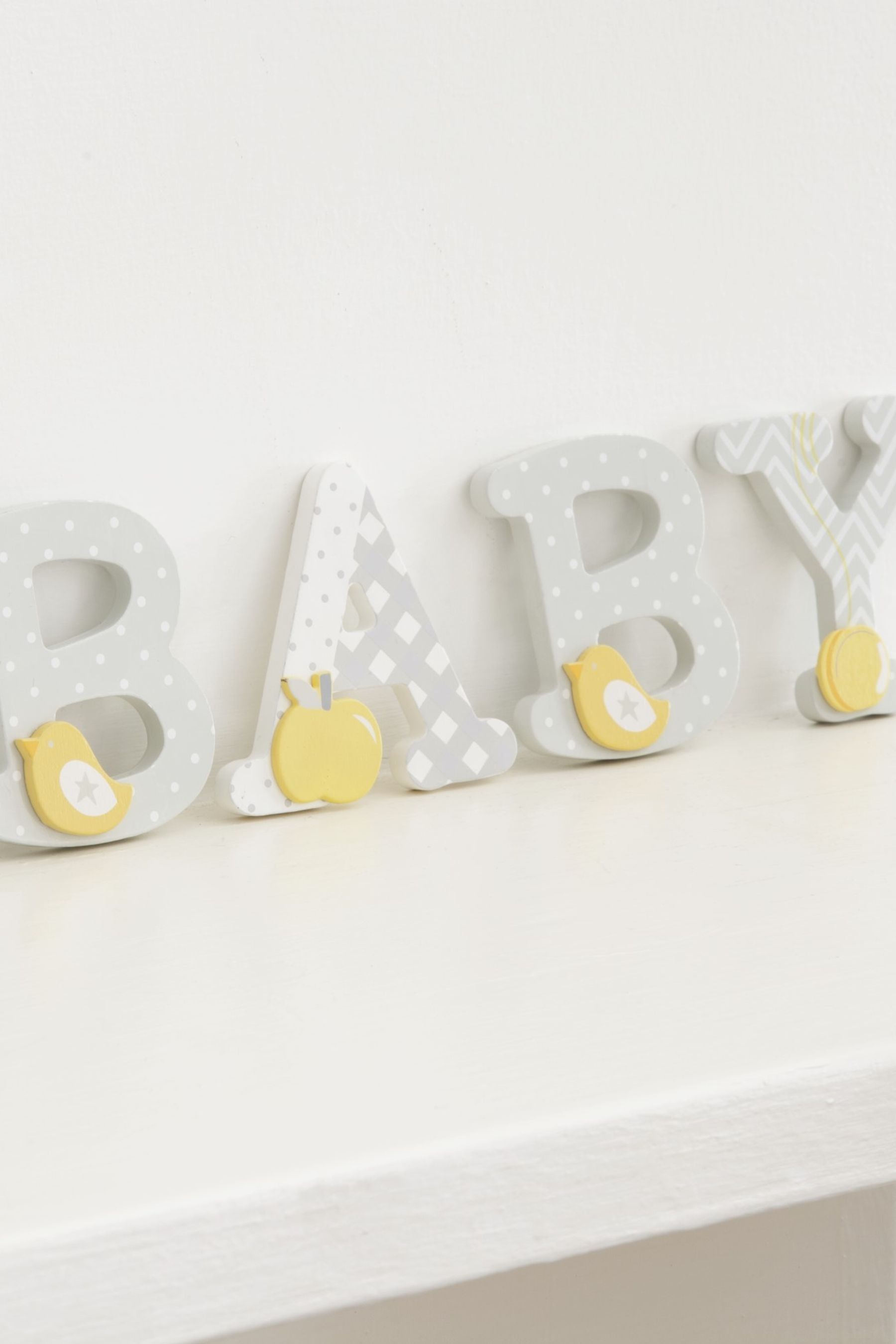 Buy JoJo Maman Bébé Grey Wooden Letters from the Next UK online shop