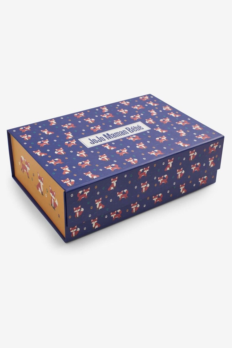 JoJo Maman Bébé Navy Fox Gift Box - Image 1 of 1