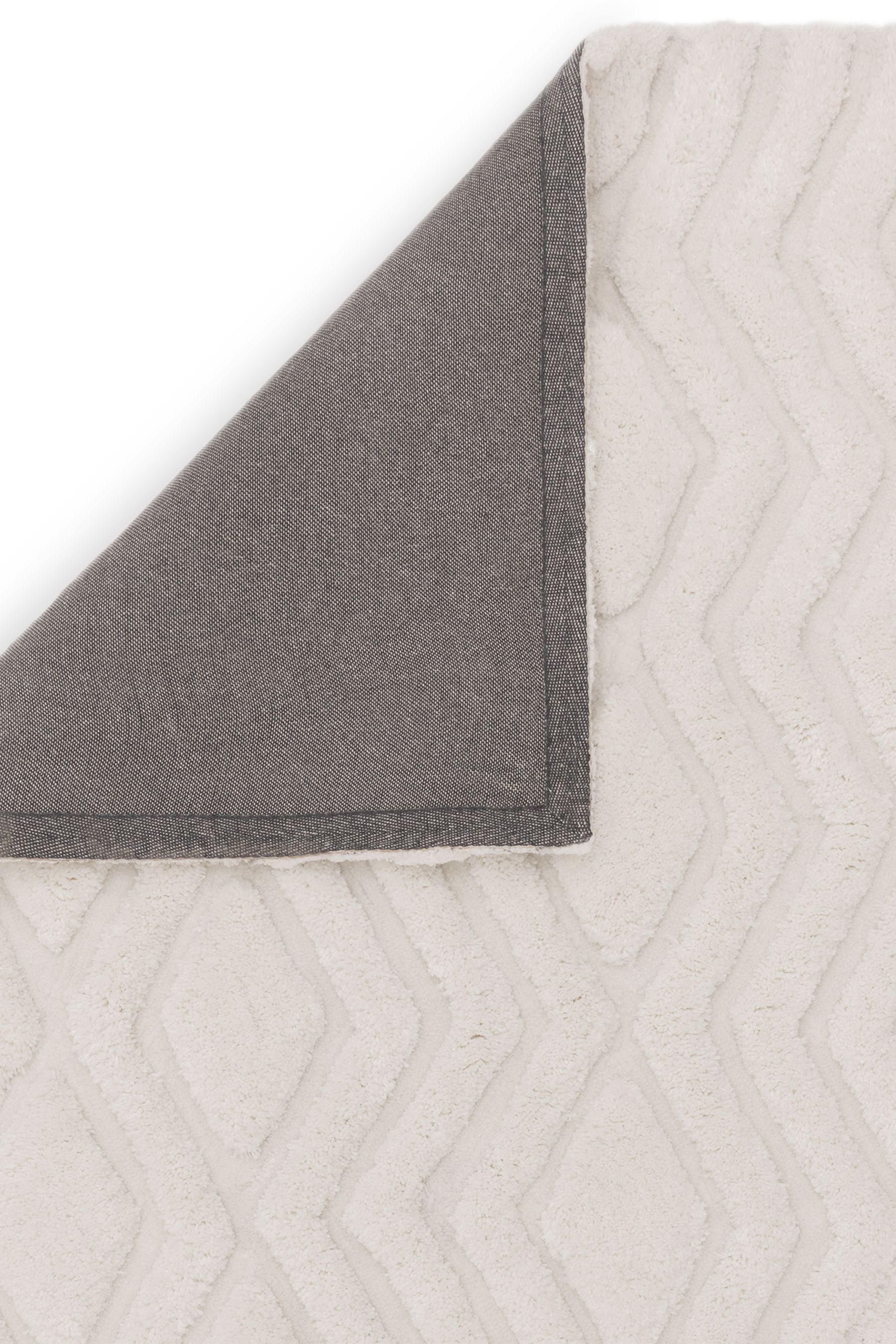 Buy Asiatic Rugs White Harrison High Low Shaggy Tufted Rug from the