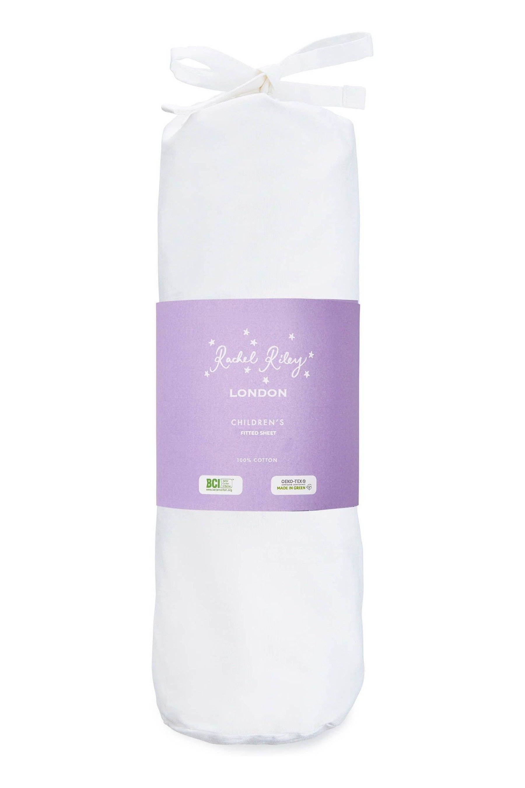 Buy Rachel Riley Set of 2 White 100 Cotton Cot Bed Fitted Sheets from