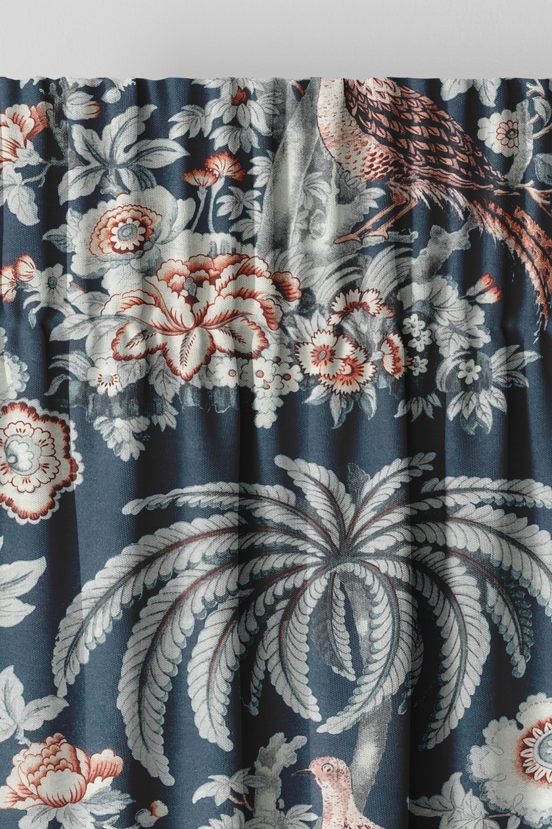 Buy Laura Ashley Dusky Seaspray Burdett Made To Measure Curtains from