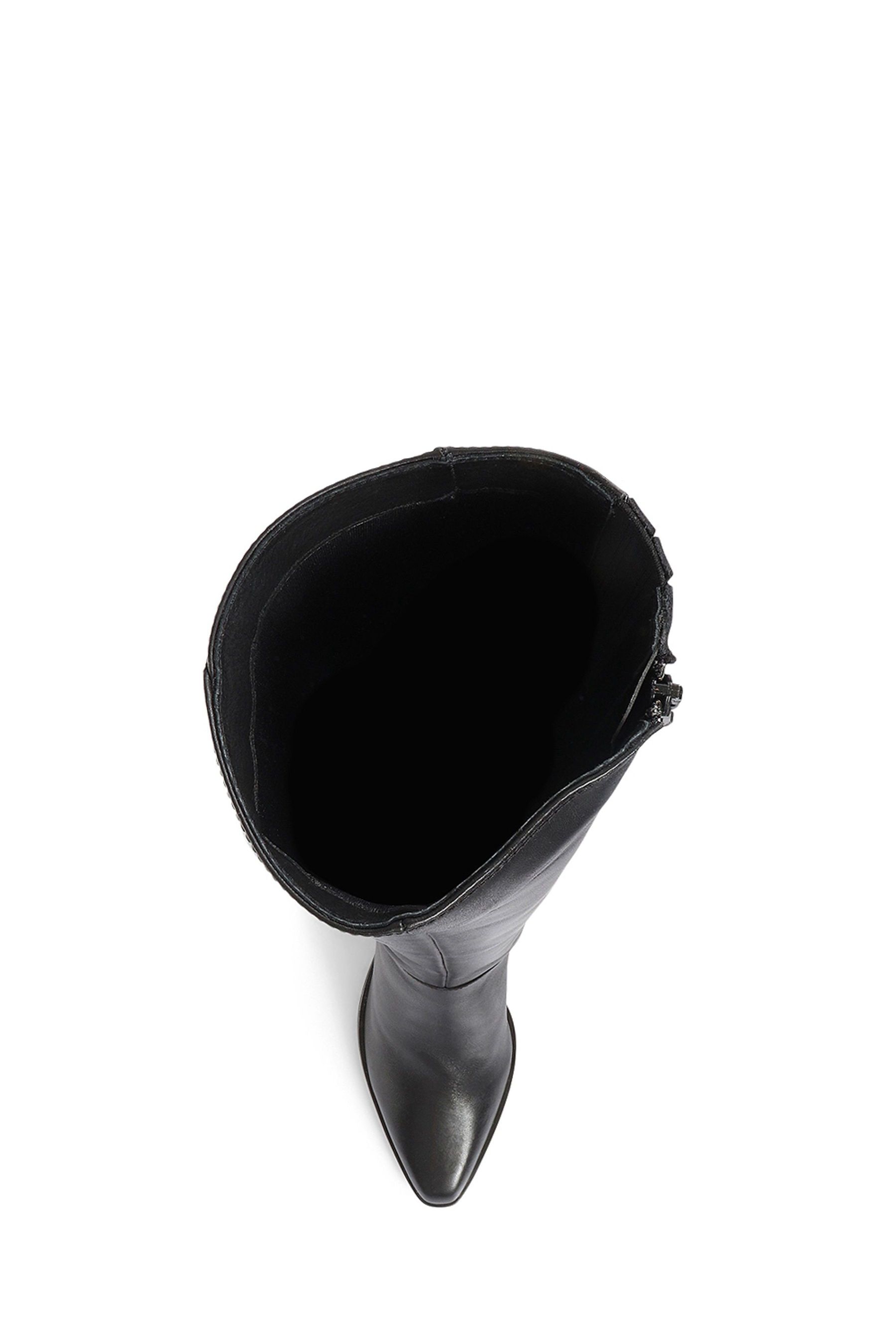 Buy Jones Bootmaker Black Cagliari Extra Slim Knee High Boots from the