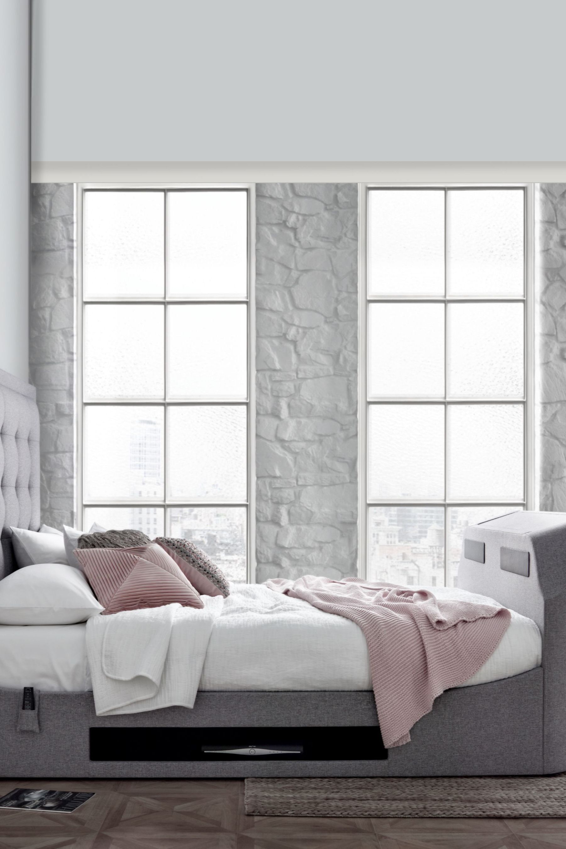 Buy Kaydian Grey Titan TV Bed from the Next UK online shop