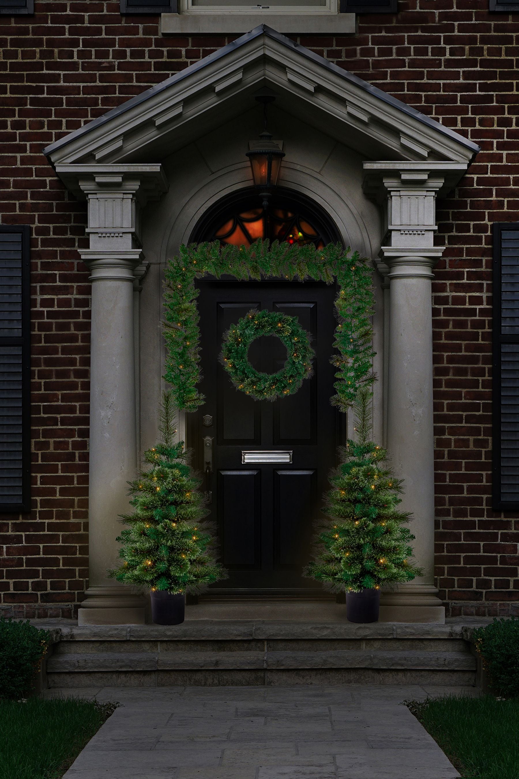 Buy Premier Decorations Ltd Christmas Prelit Artificial Christmas Door