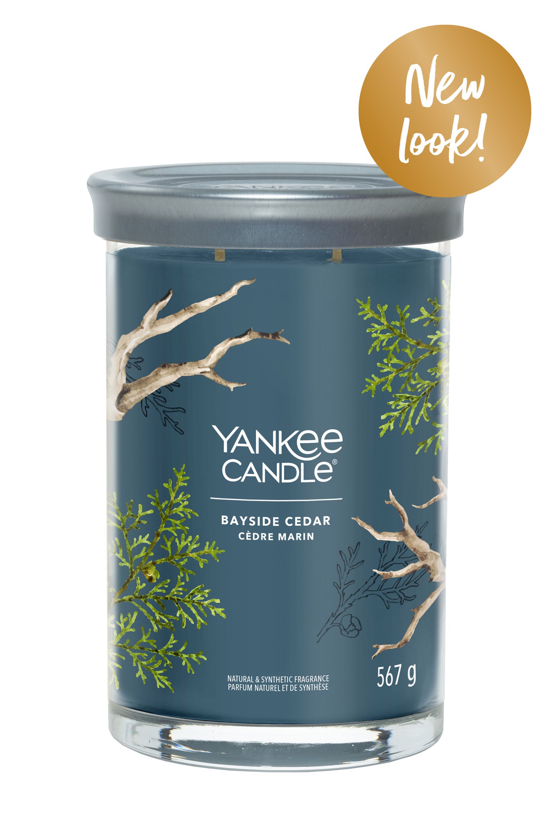 Buy Yankee Candle Signature Large Tumbler Scented Candle, Bayside Cedar