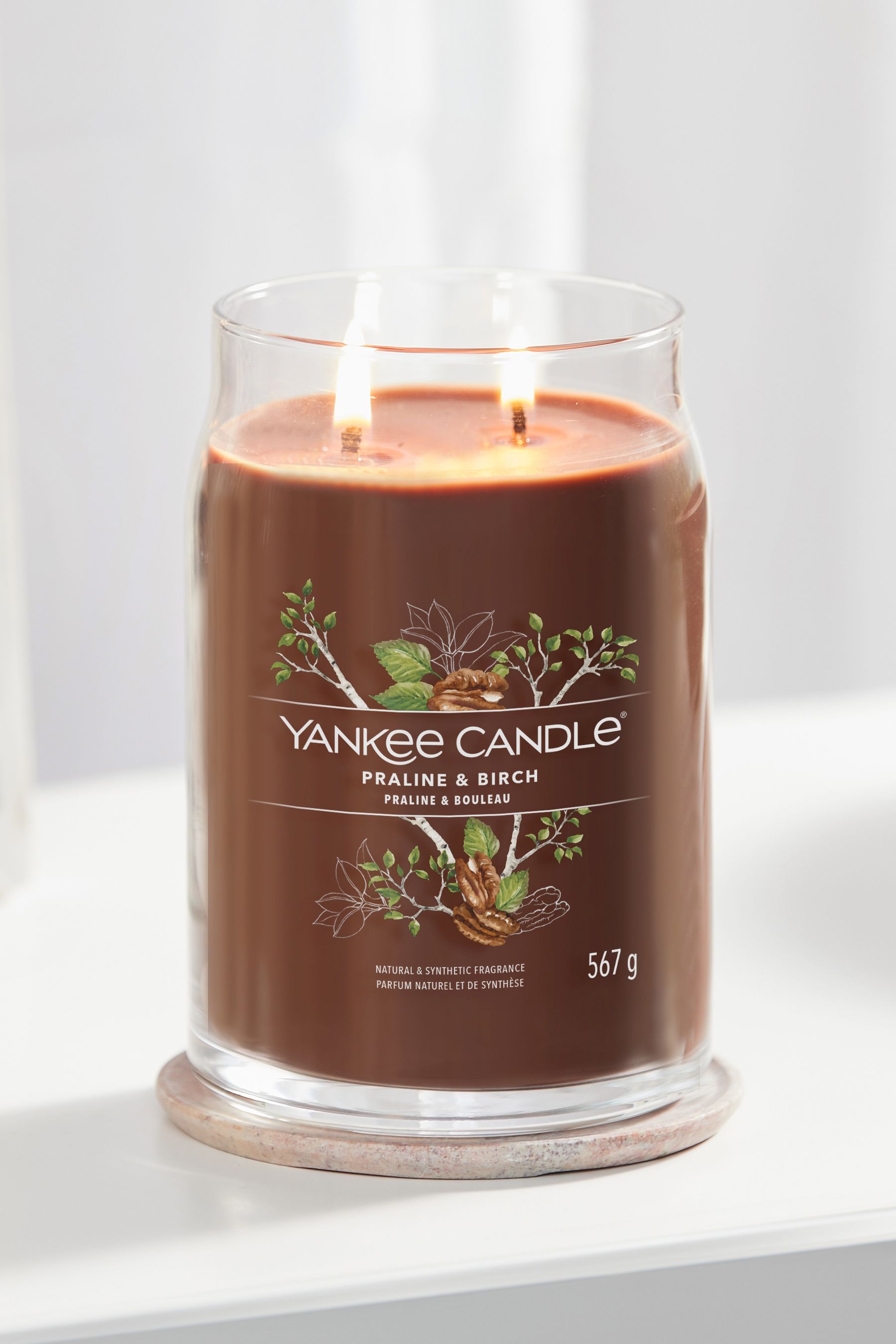 Buy Yankee Candle Signature Large Jar Scented Candle, Praline & Birch