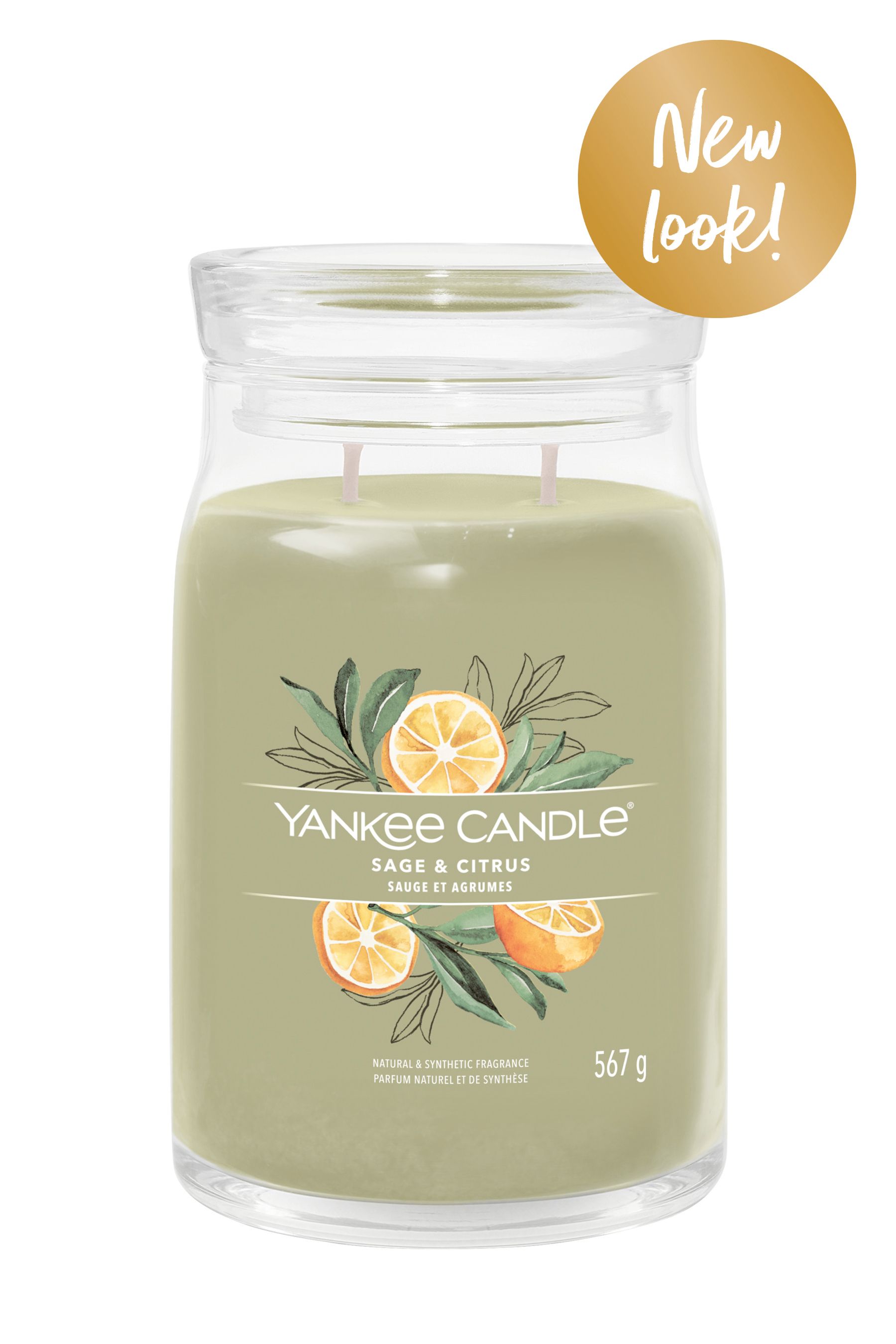 Buy Yankee Candle Signature Large Jar Scented Candle, Sage & Citrus