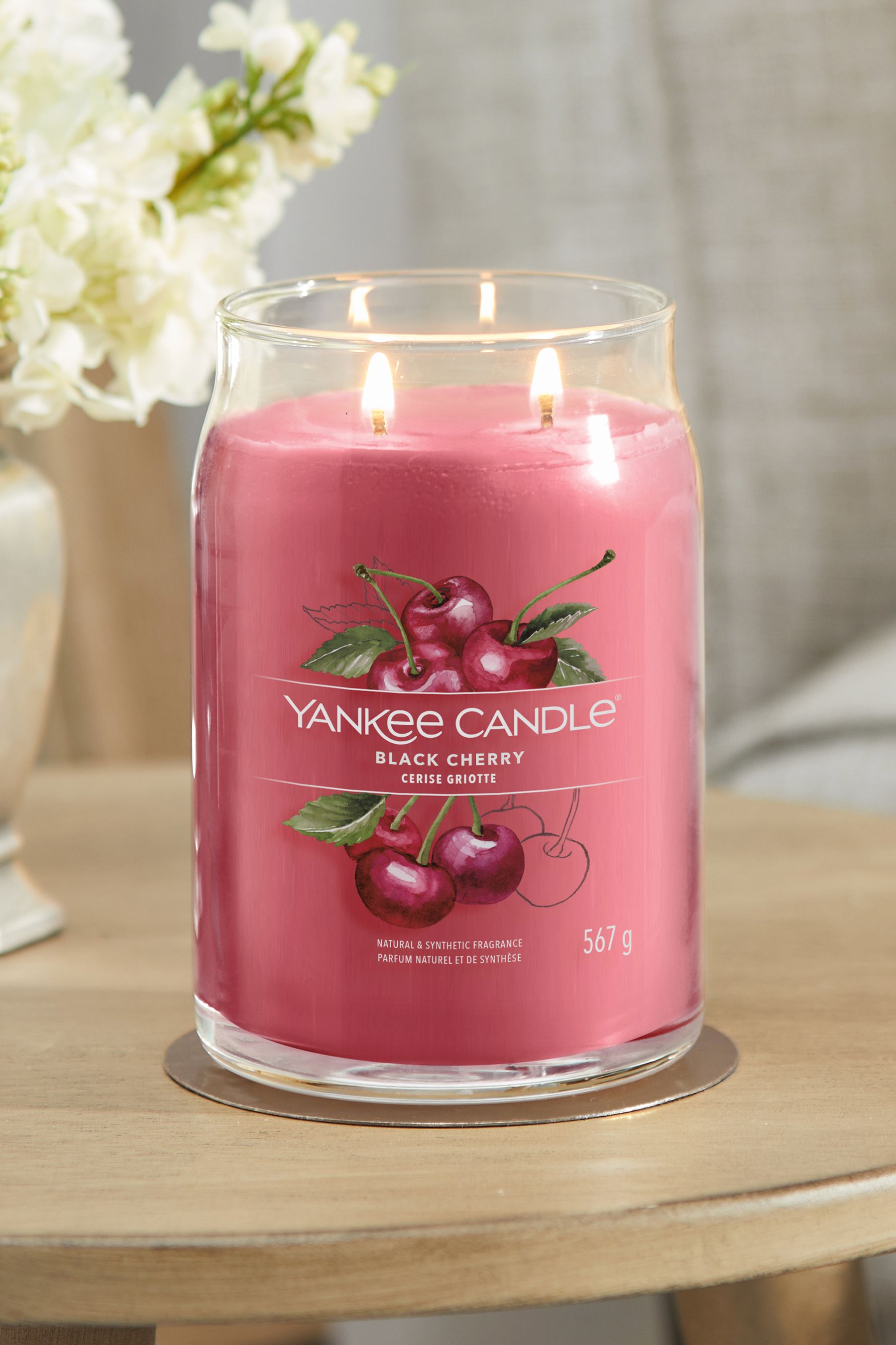 Buy Yankee Candle Signature Large Jar Scented Candle, Black Cherry from