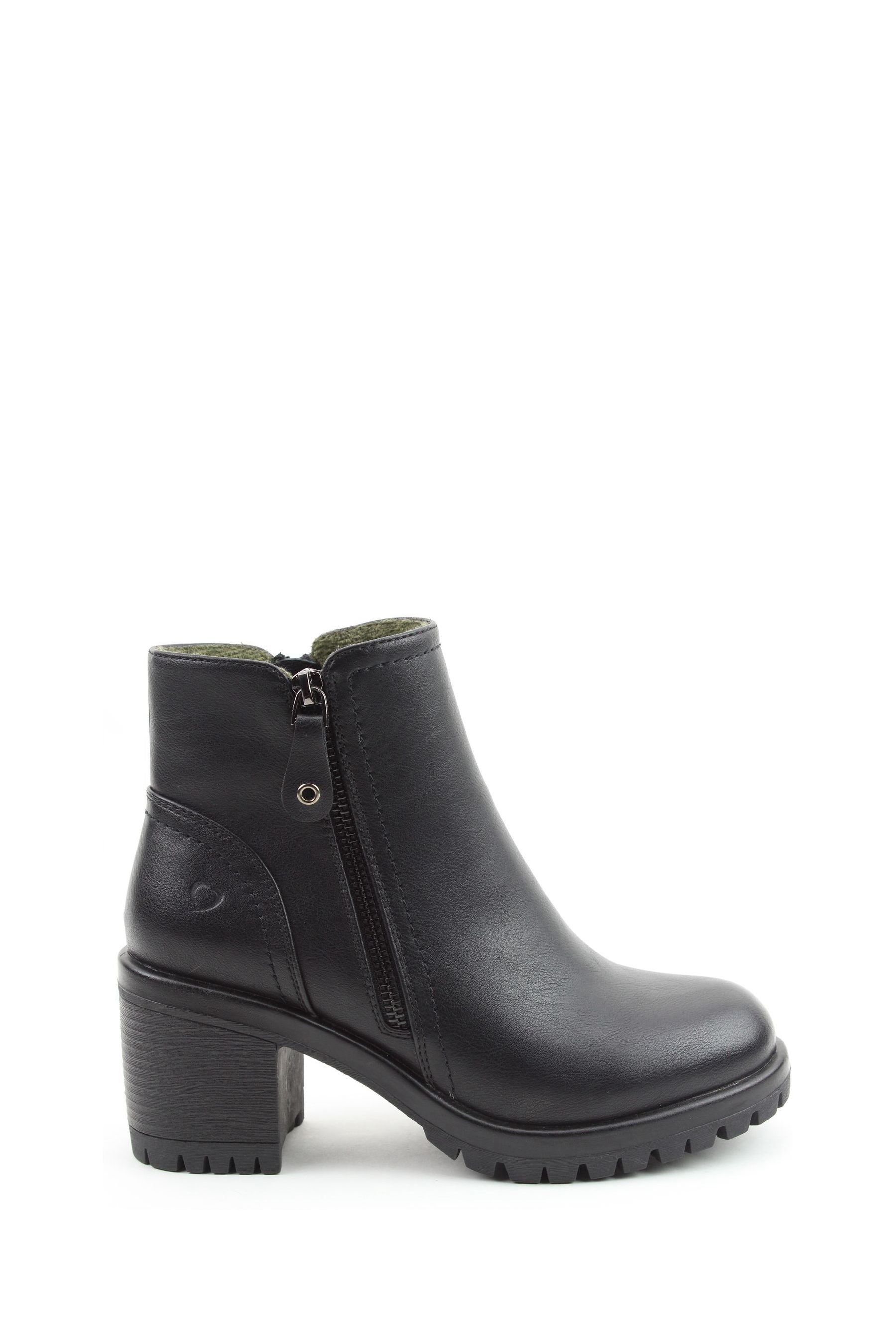 Buy Heavenly Feet Ladies Vegan Friendly Ankle Black Boots from the Next