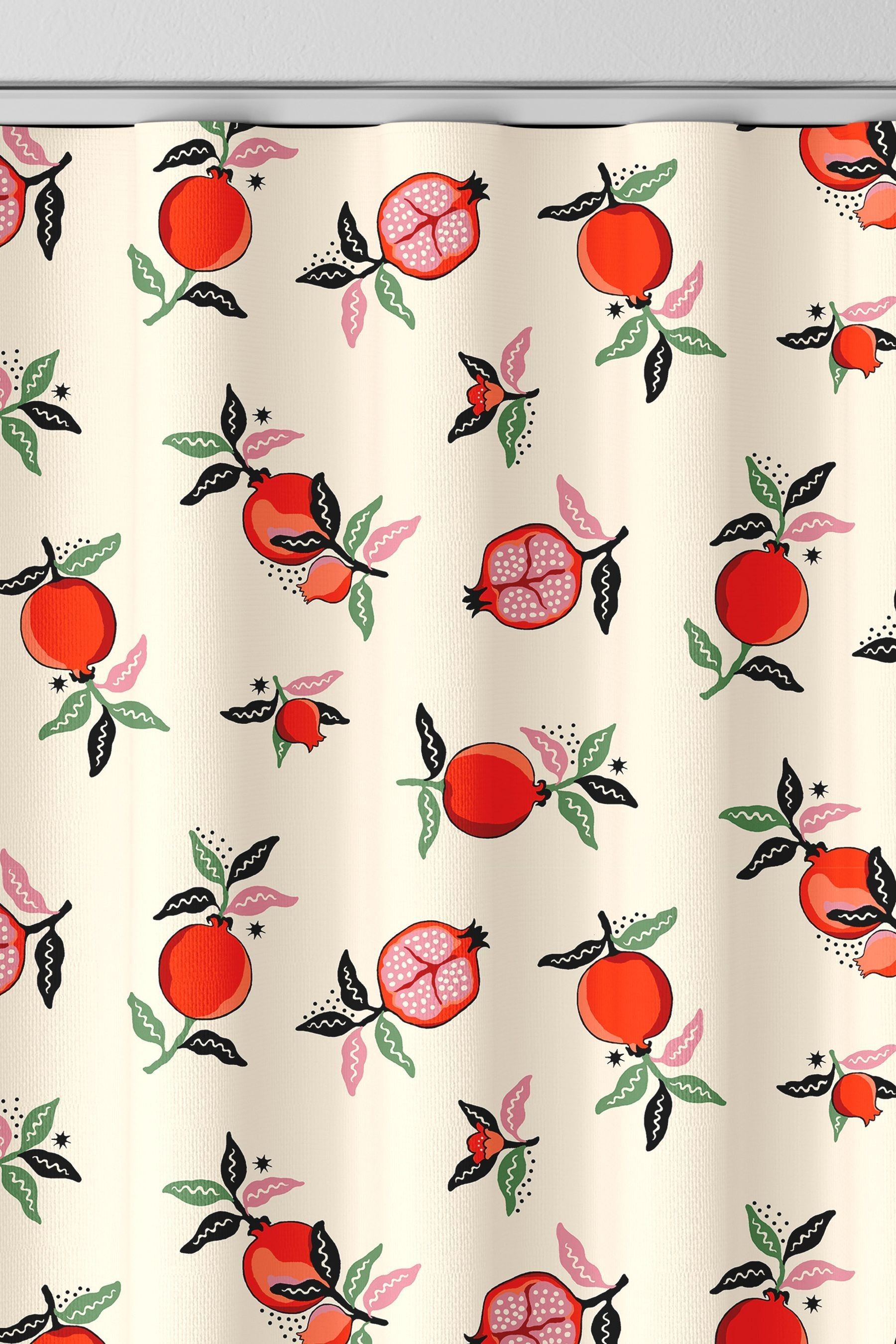 Buy Cath Kidston Orange Pomegranate Made To Measure Curtains from the ...