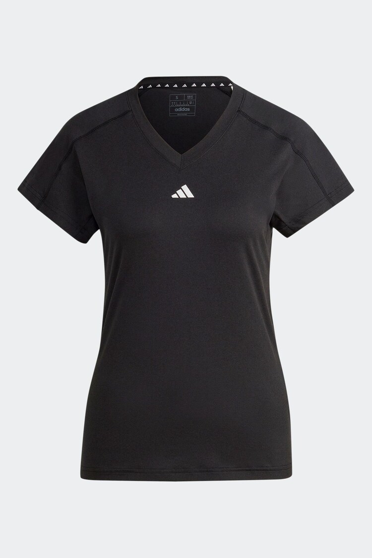 adidas Black Essential Minimal T-Shirt - Image 1 of 1