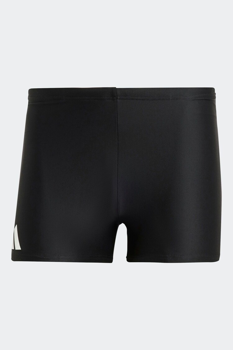 adidas Black Solid Swim Boxers - Image 1 of 1