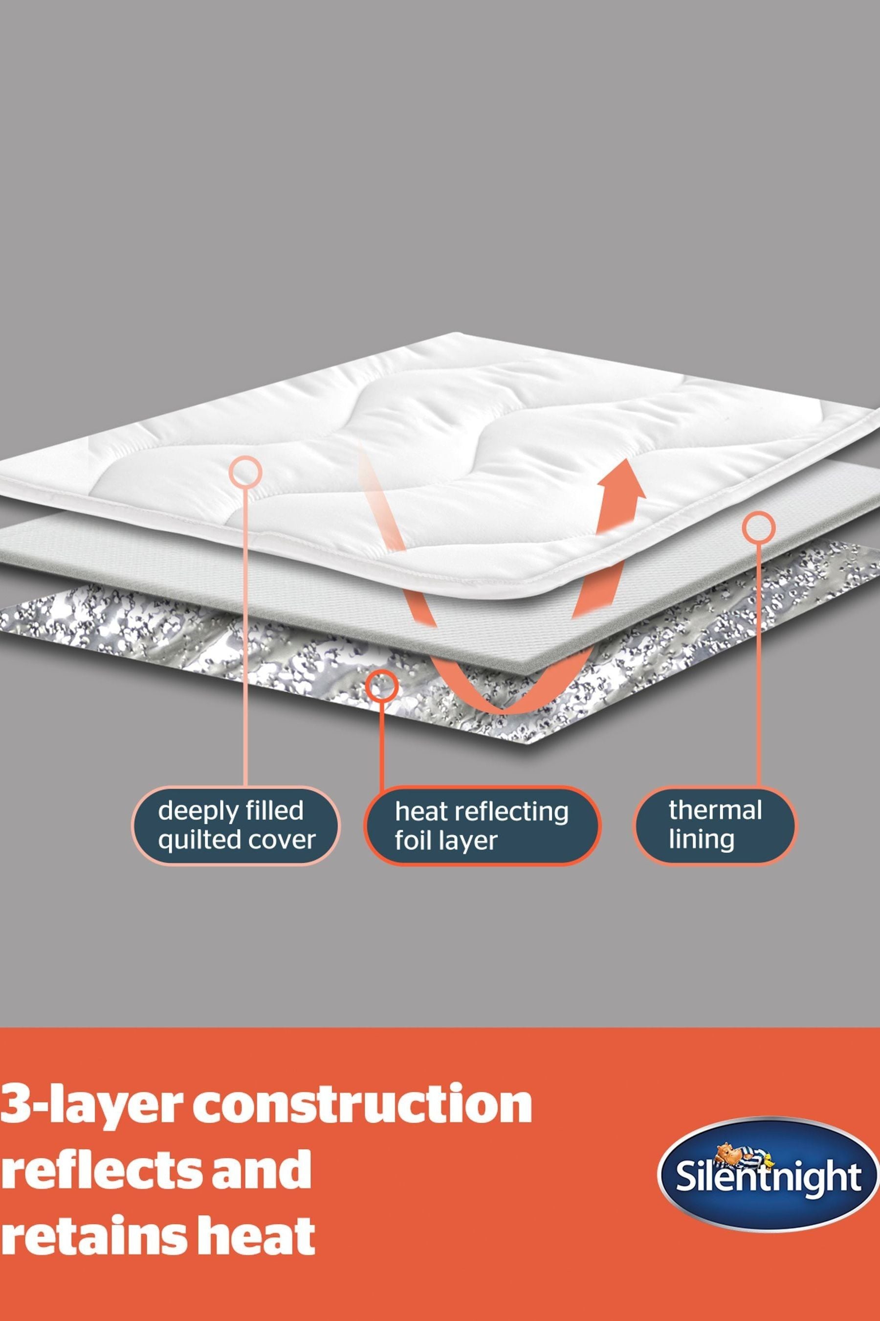 Buy Silentnight White Self Heating Mattress Topper from the Next UK