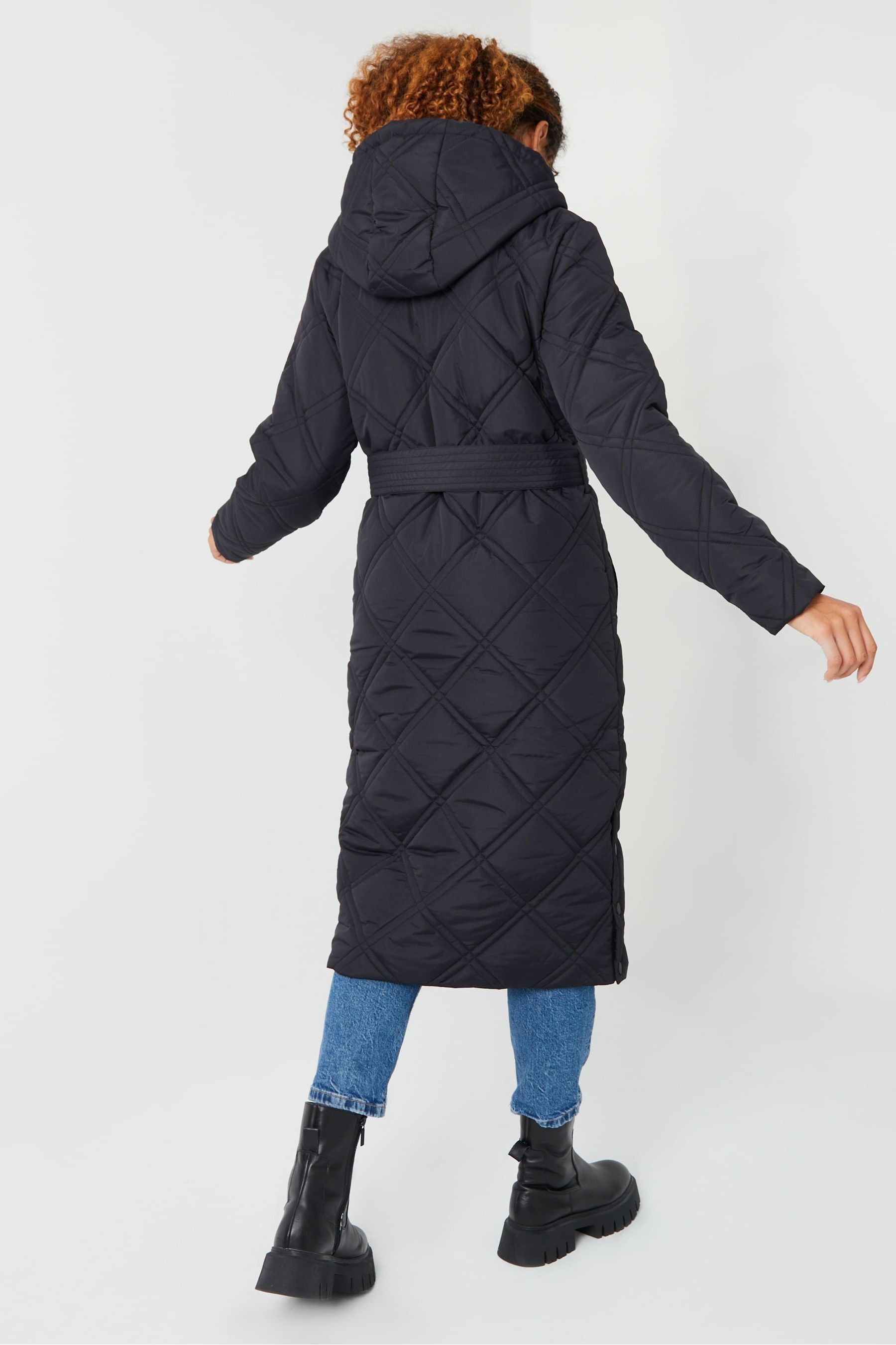 Boys Black Ombre Padded Coat (1-7yrs) - Matalan