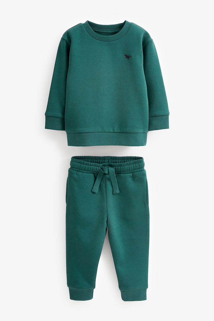 Green Jersey Sweatshirt And Joggers Set (3mths-7yrs) - Image 1 of 1