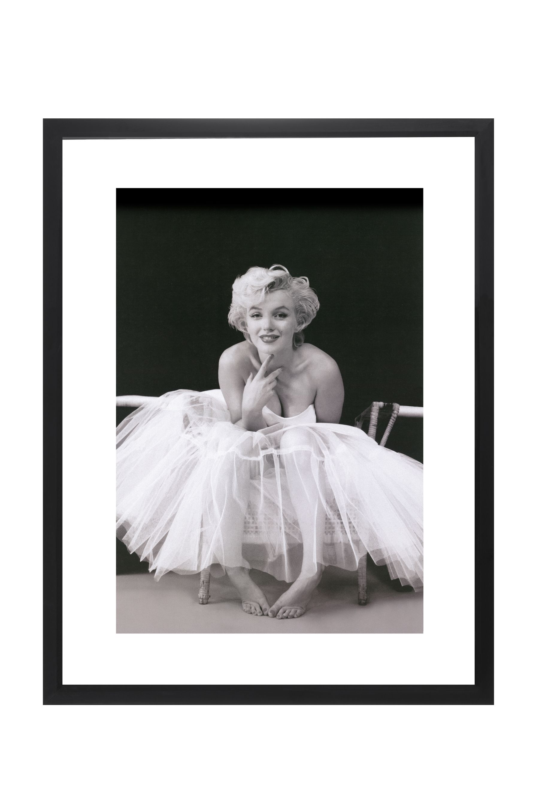 Buy Brookpace Lascelles Black Marilyn Monroe Ballerina Framed Wall Art