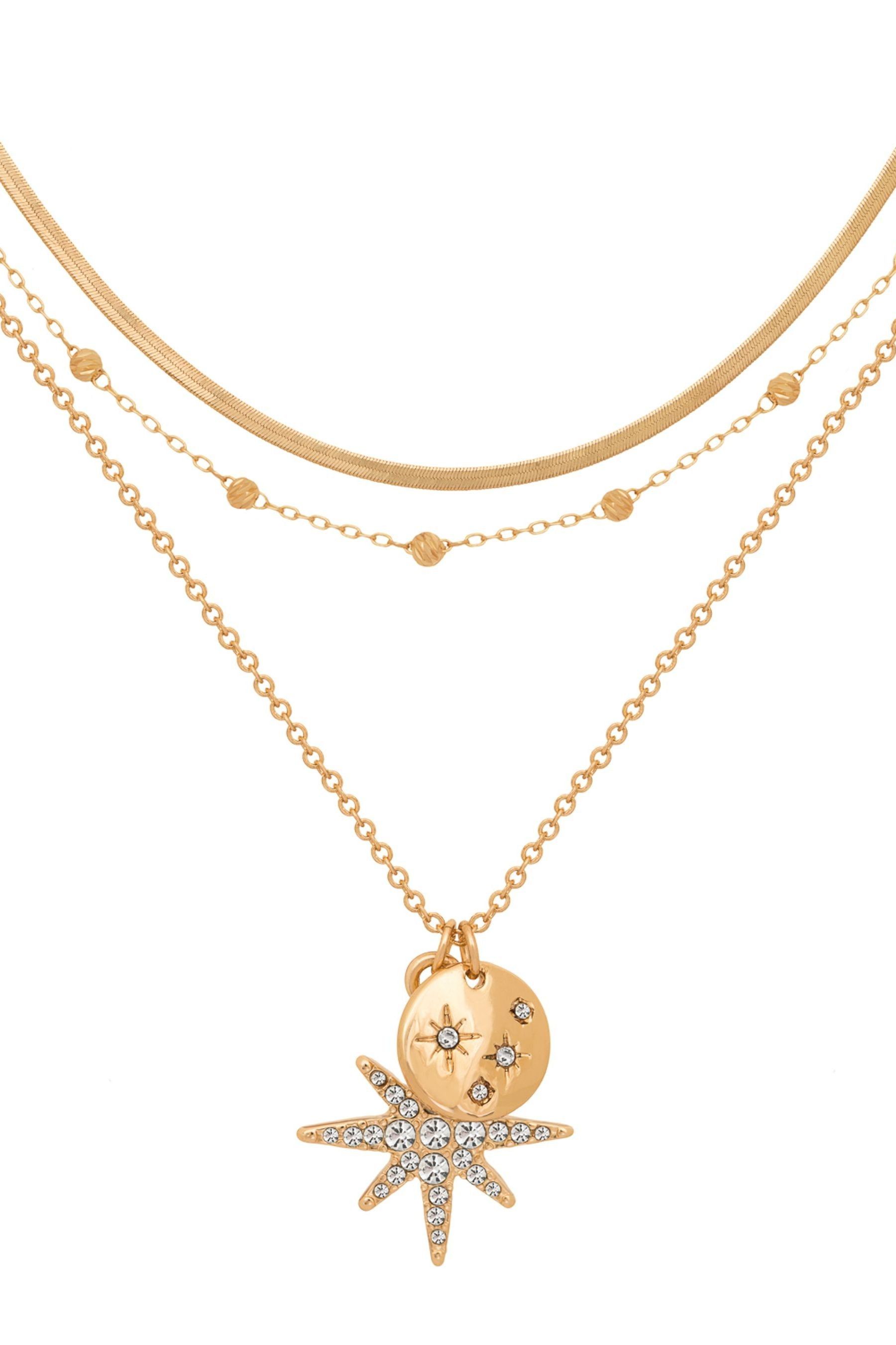 Buy Caramel Jewellery London Eternal Star Necklace from the Next UK