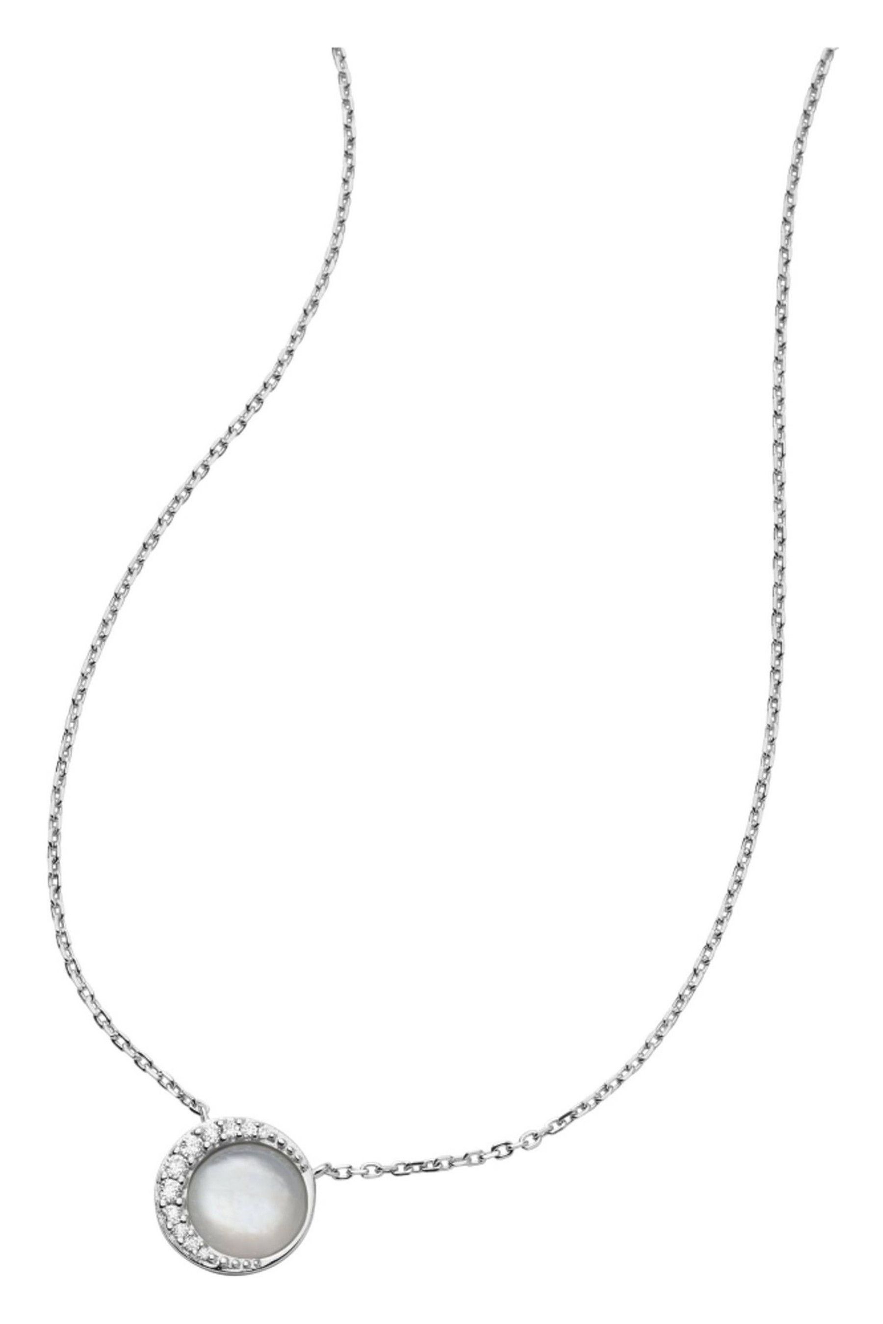 Buy Fossil Jewellery Ladies Silver Tone Necklace from the Next UK online shop
