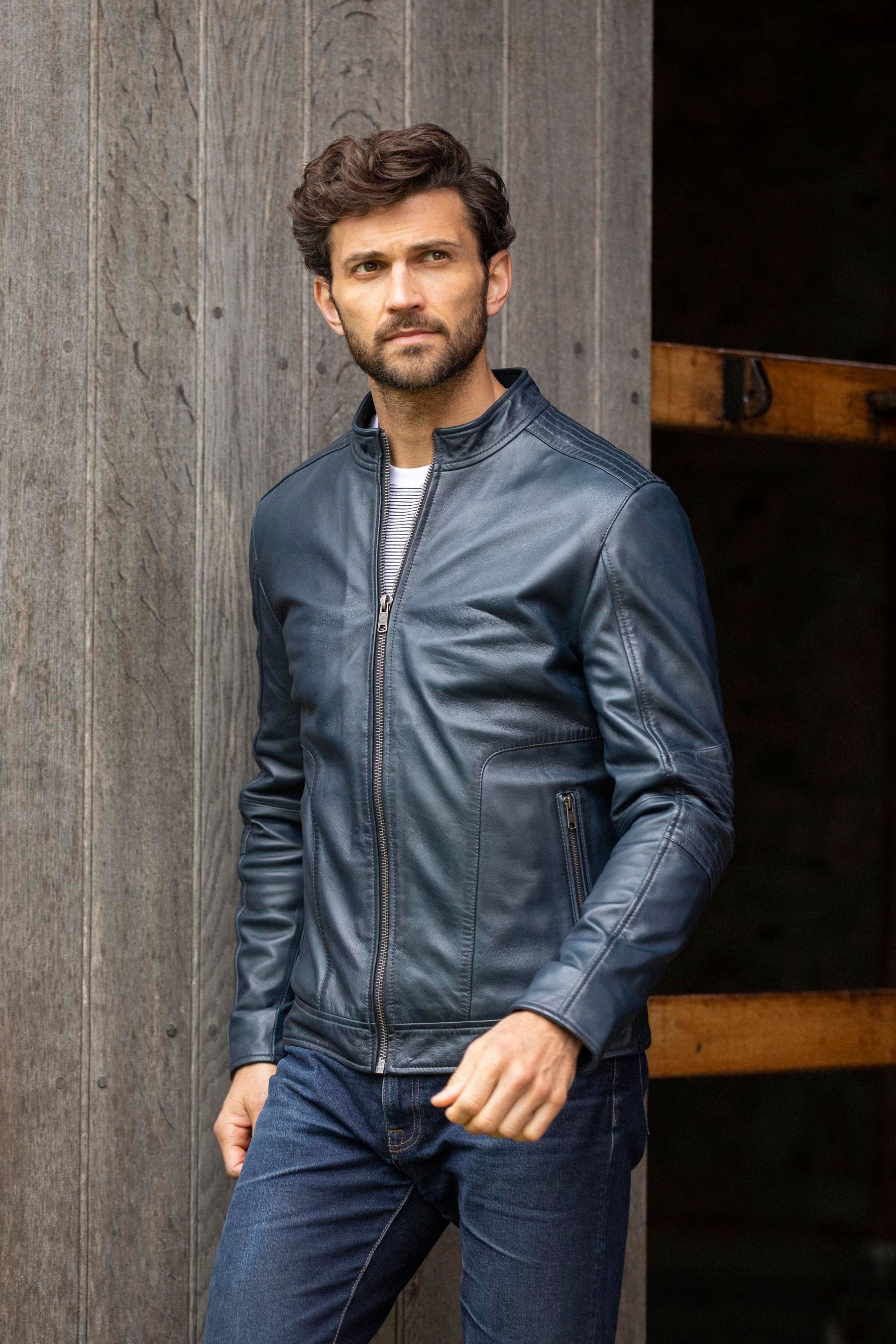 Buy Lakeland Leather Greystoke Leather Jacket from the Next UK online shop