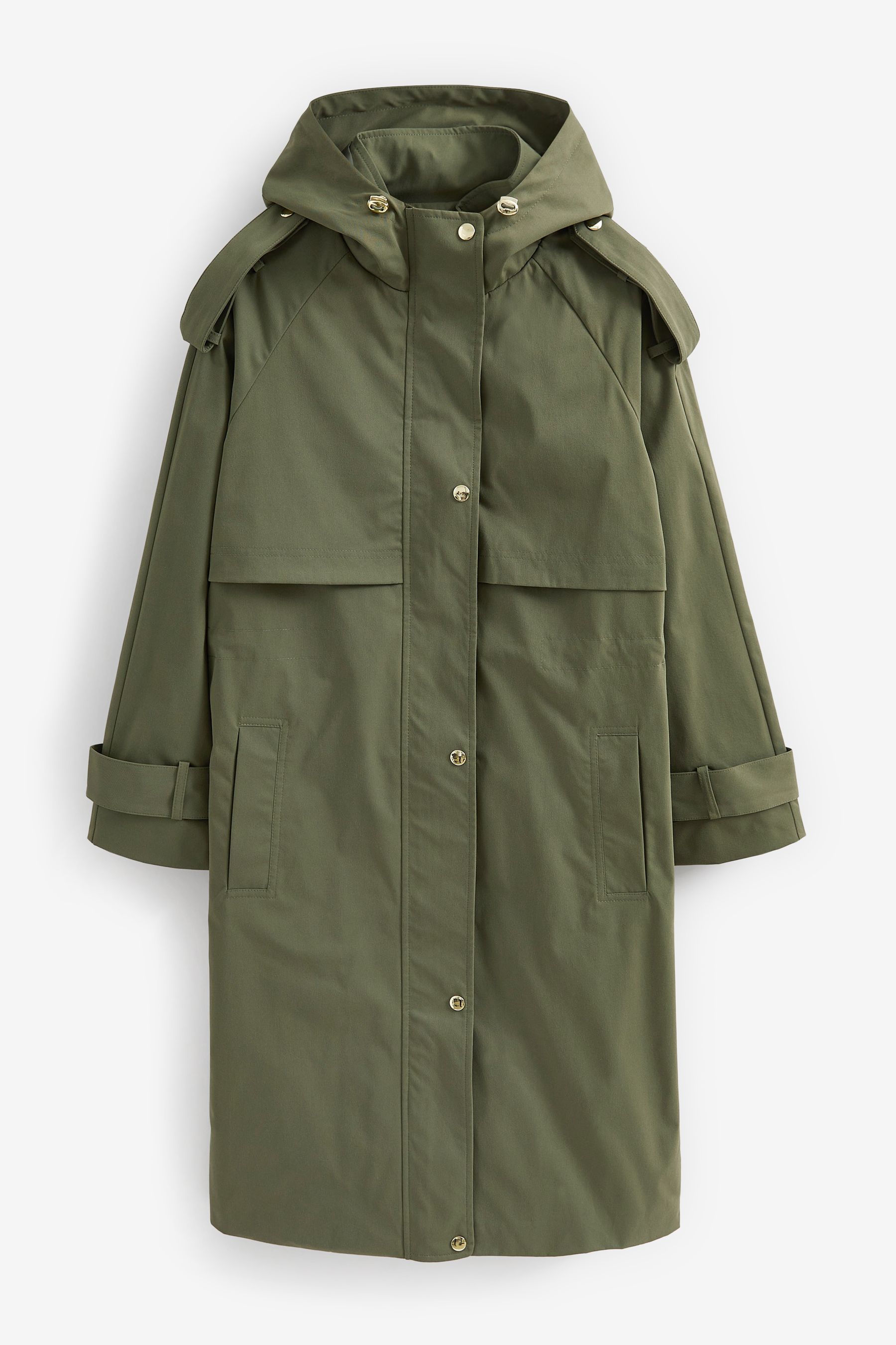 Buy Khaki Green Lightweight Shower Resistant Parka Jacket from Next Ireland