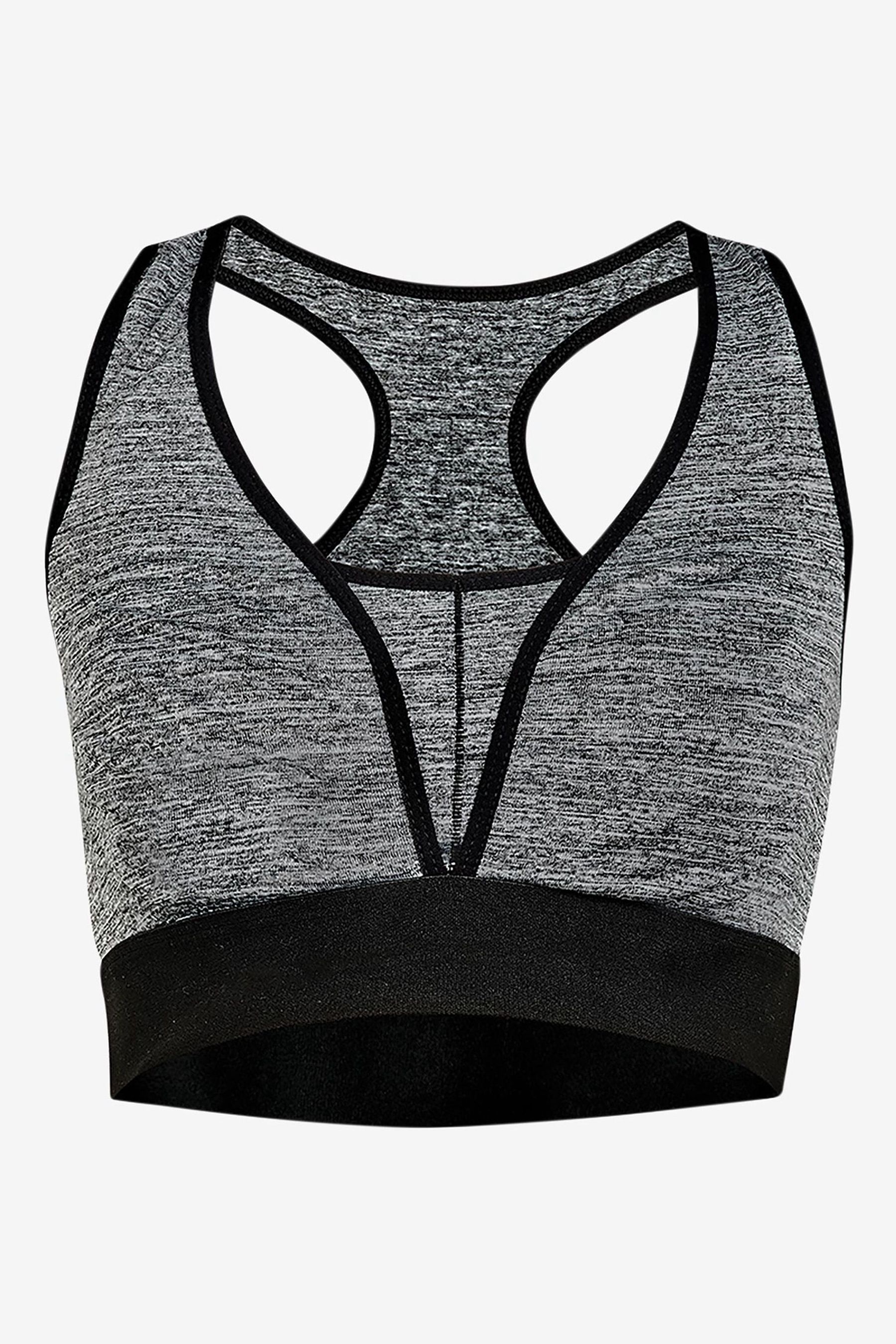 Buy JoJo Maman Bébé Marl Grey Active Maternity & Nursing Bra from the