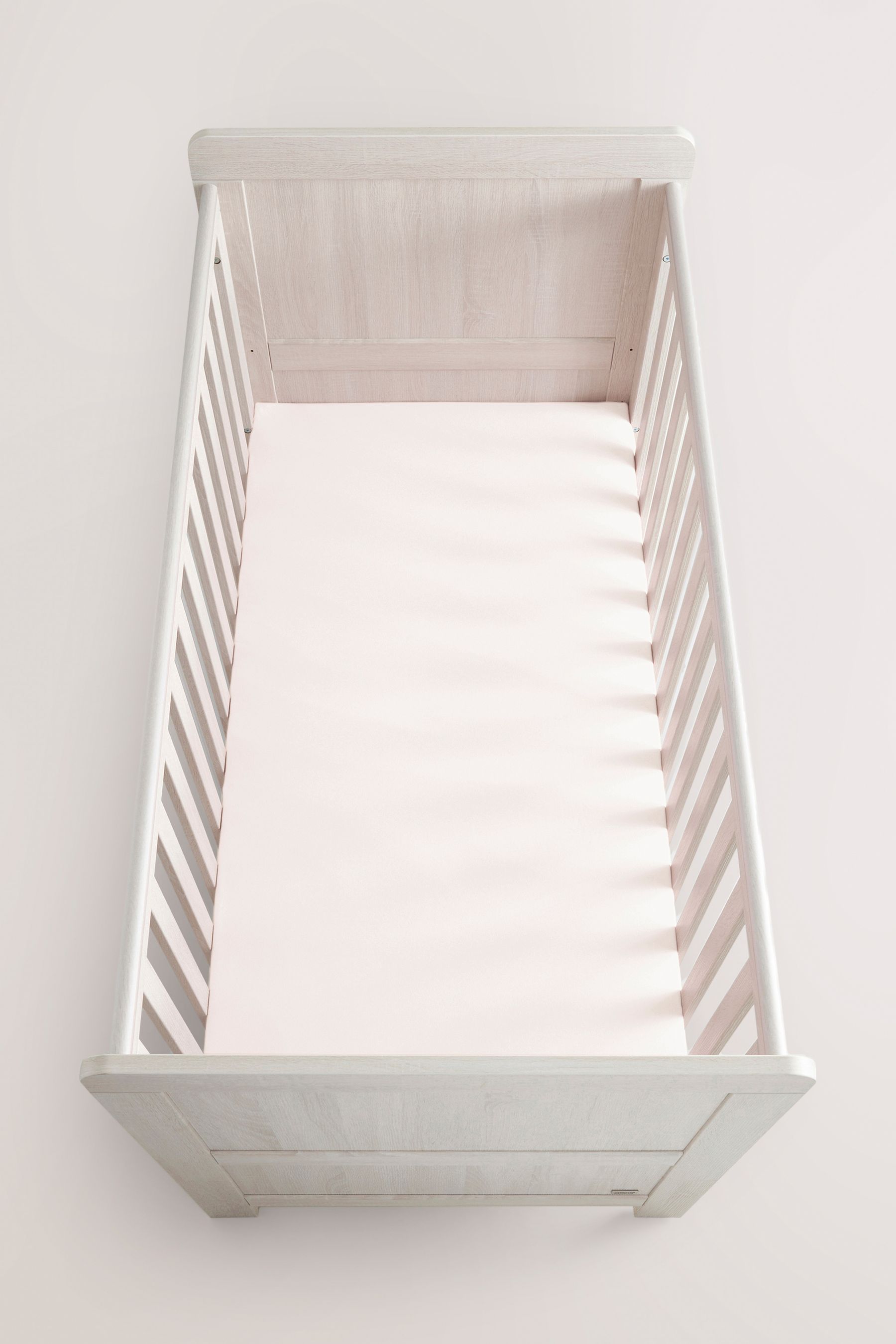 Buy 2 Pack White Baby 100 Cotton Jersey Fitted Sheets from the Next UK