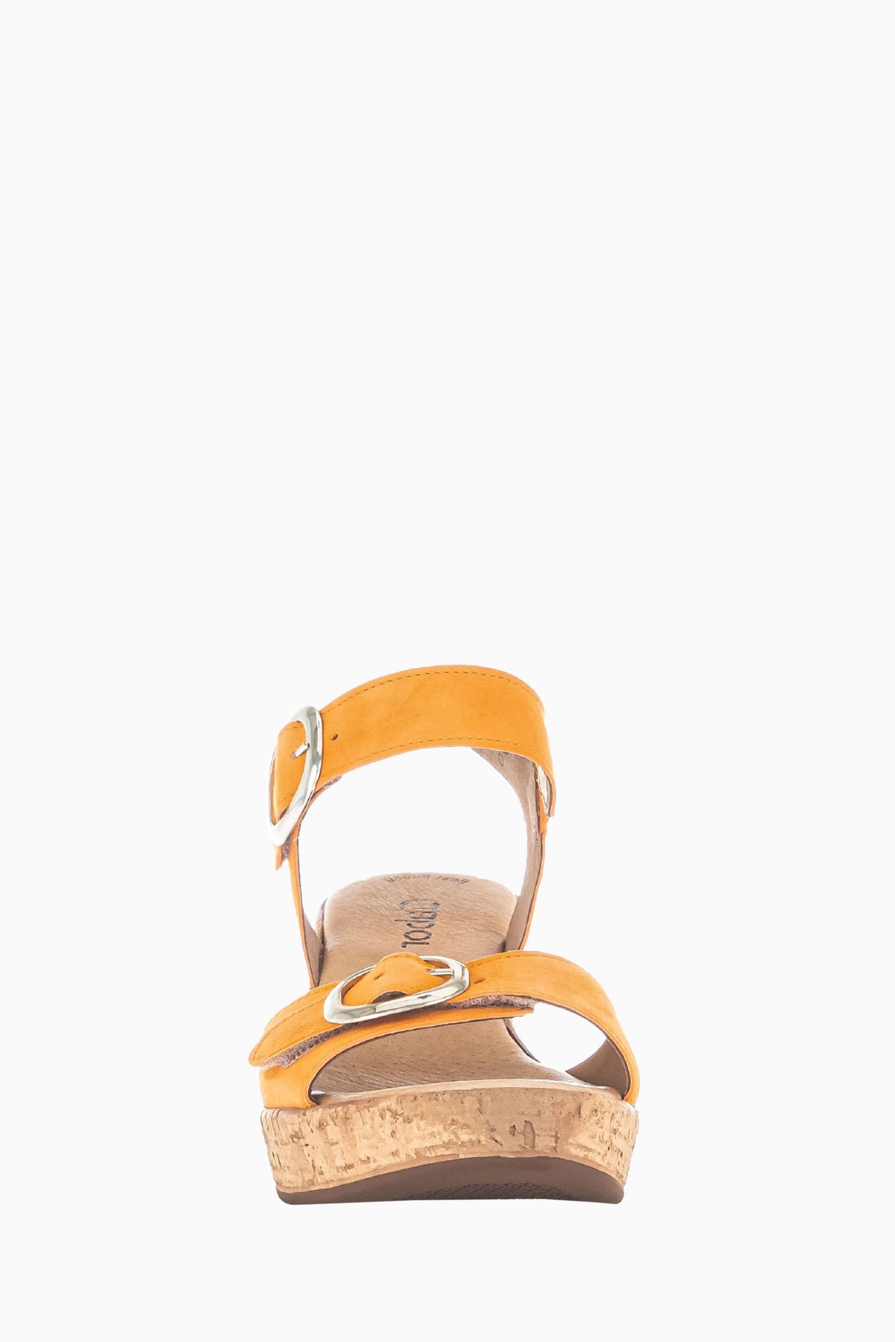Buy Gabor Orange Fantastica Jelly Suede Open Toe Sandals from the Next