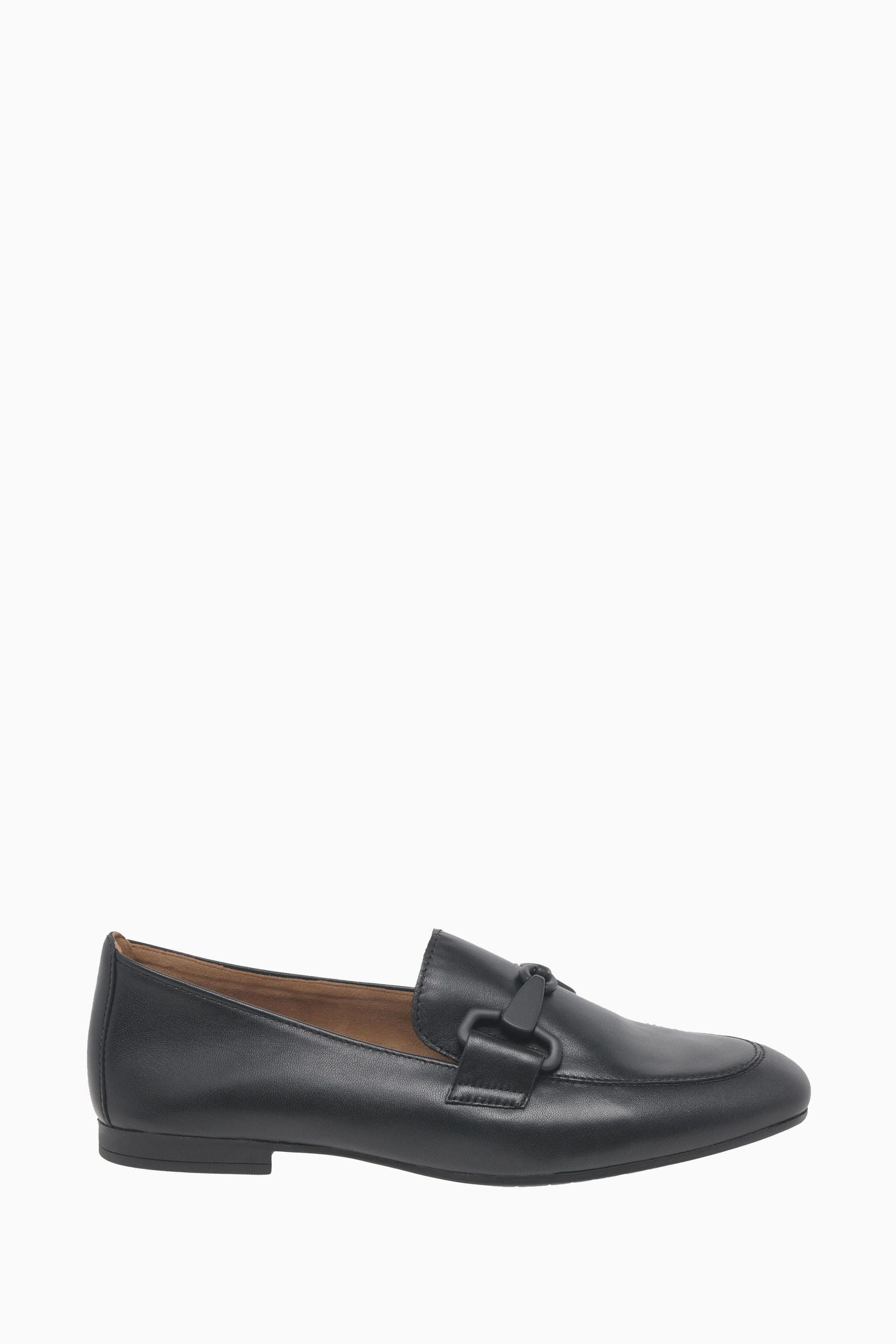 Buy Gabor Jangle Black Leather Loafer Shoes from the Next UK online shop