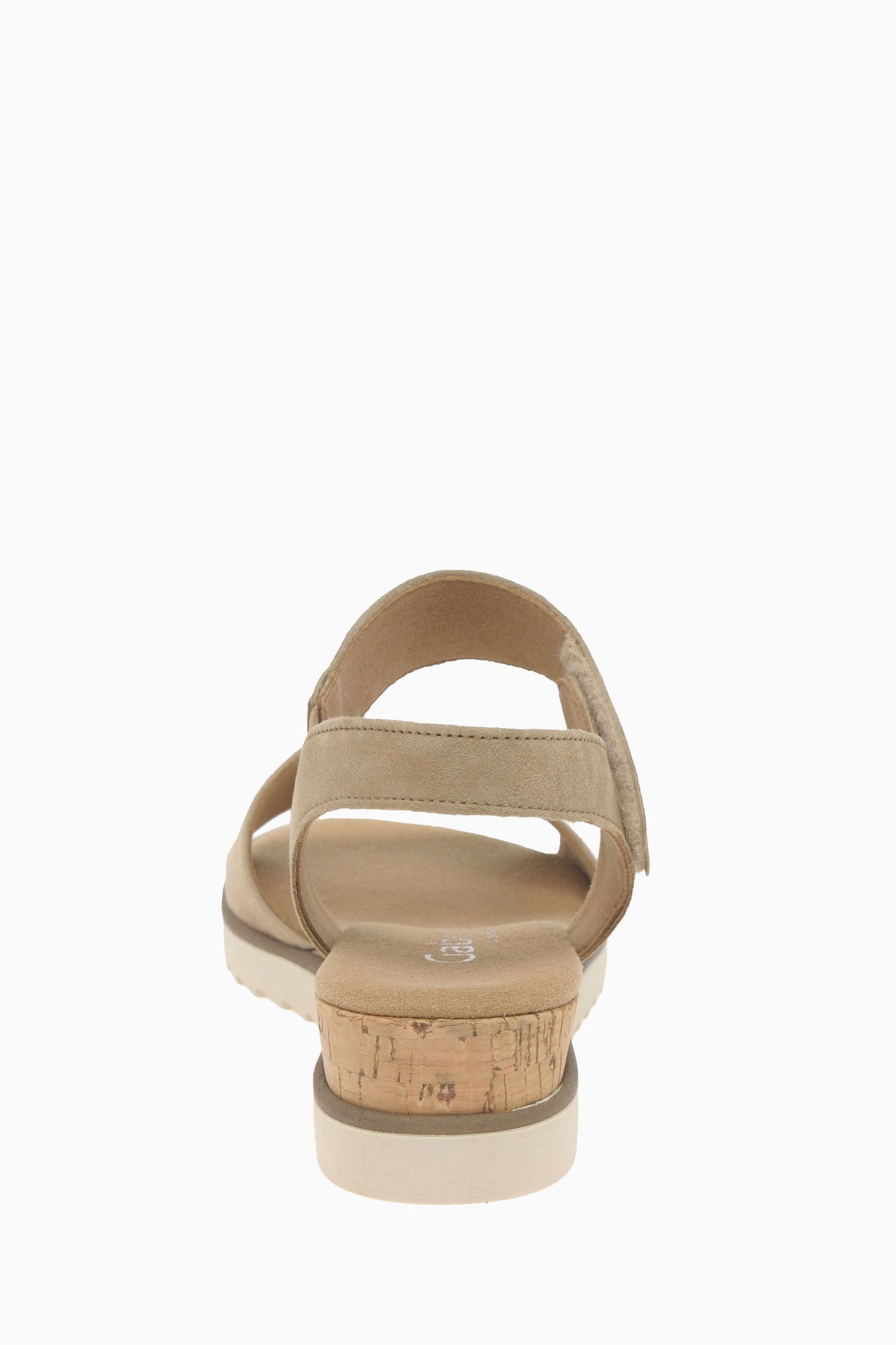 Buy Gabor Natural Raynor Suede Sandals from the Next UK online shop
