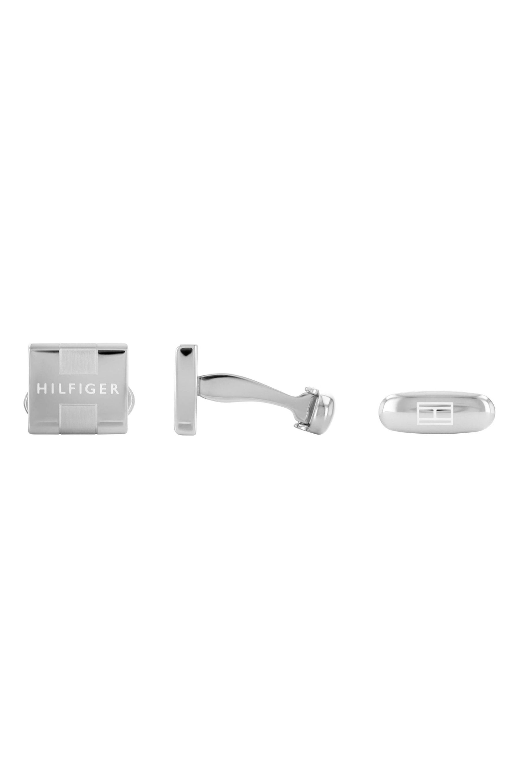 Buy Tommy Hilfiger Jewellery Gents Silver Tone Cufflinks from the Next