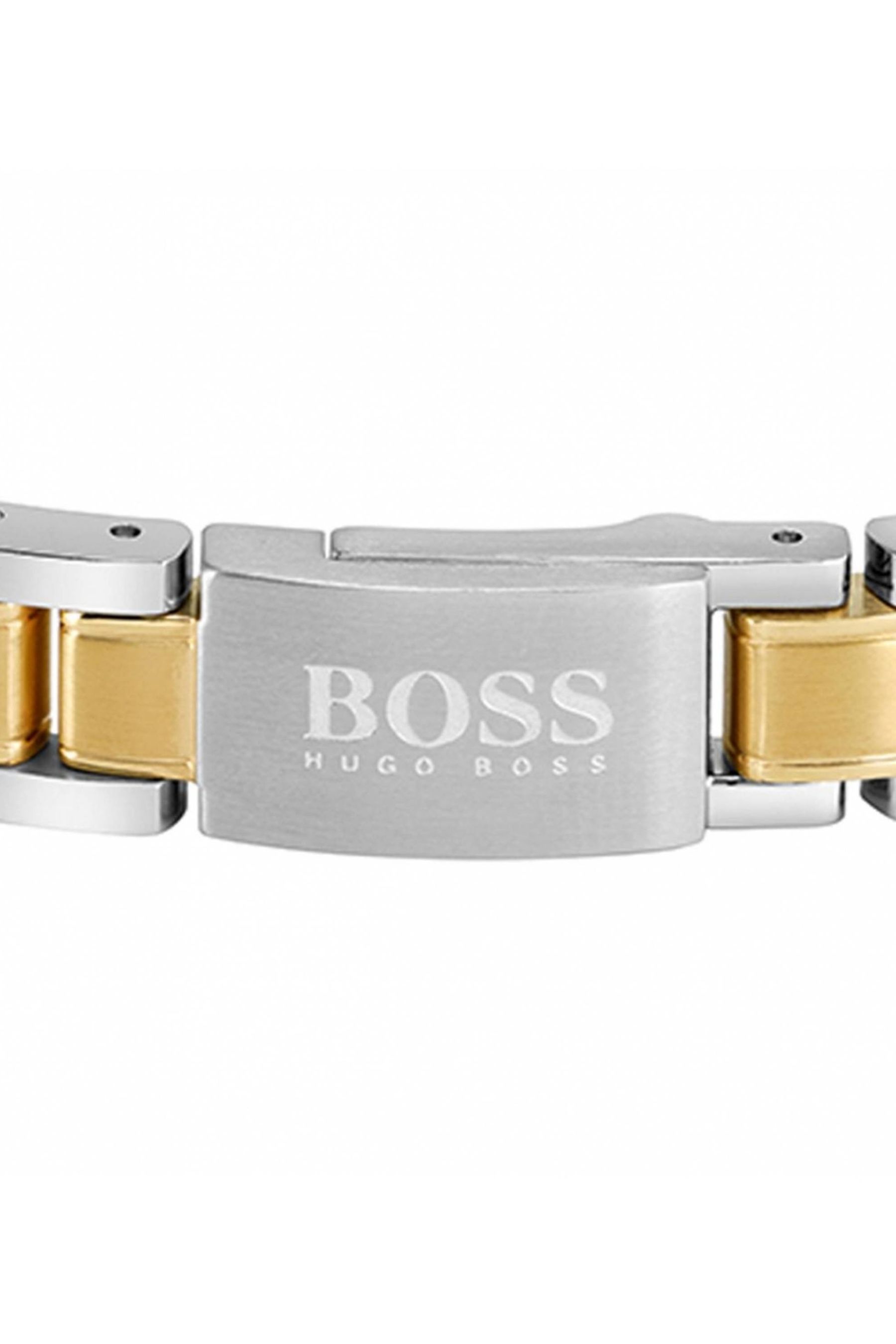 Buy BOSS Silver Jewellery Gents Metal Link Essentials Bracelet from the