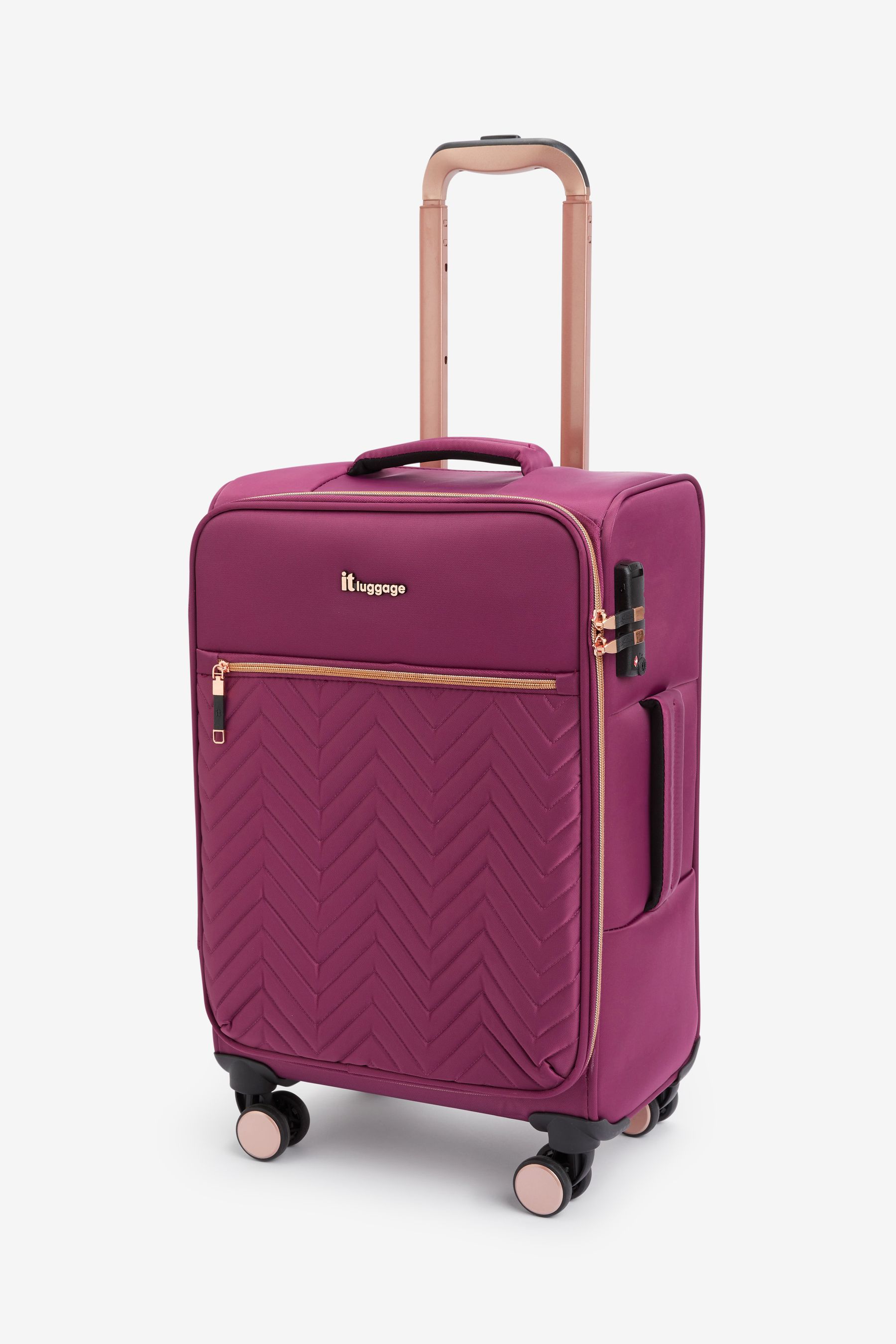 Buy IT Luggage Purple Lux Lite Softside Cabin Suitcase from the Next UK