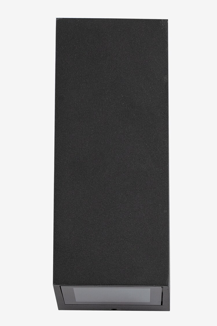 Pacific Dark Grey Acer Metal Square Outdoor Dual Wall Light - Image 1 of 1