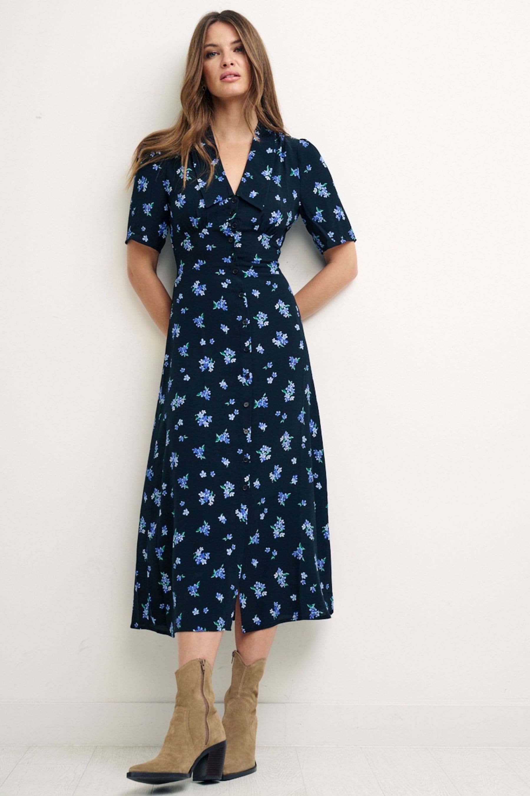 Buy Nobody's Child Daisy Black Midi Dress from Next Ireland