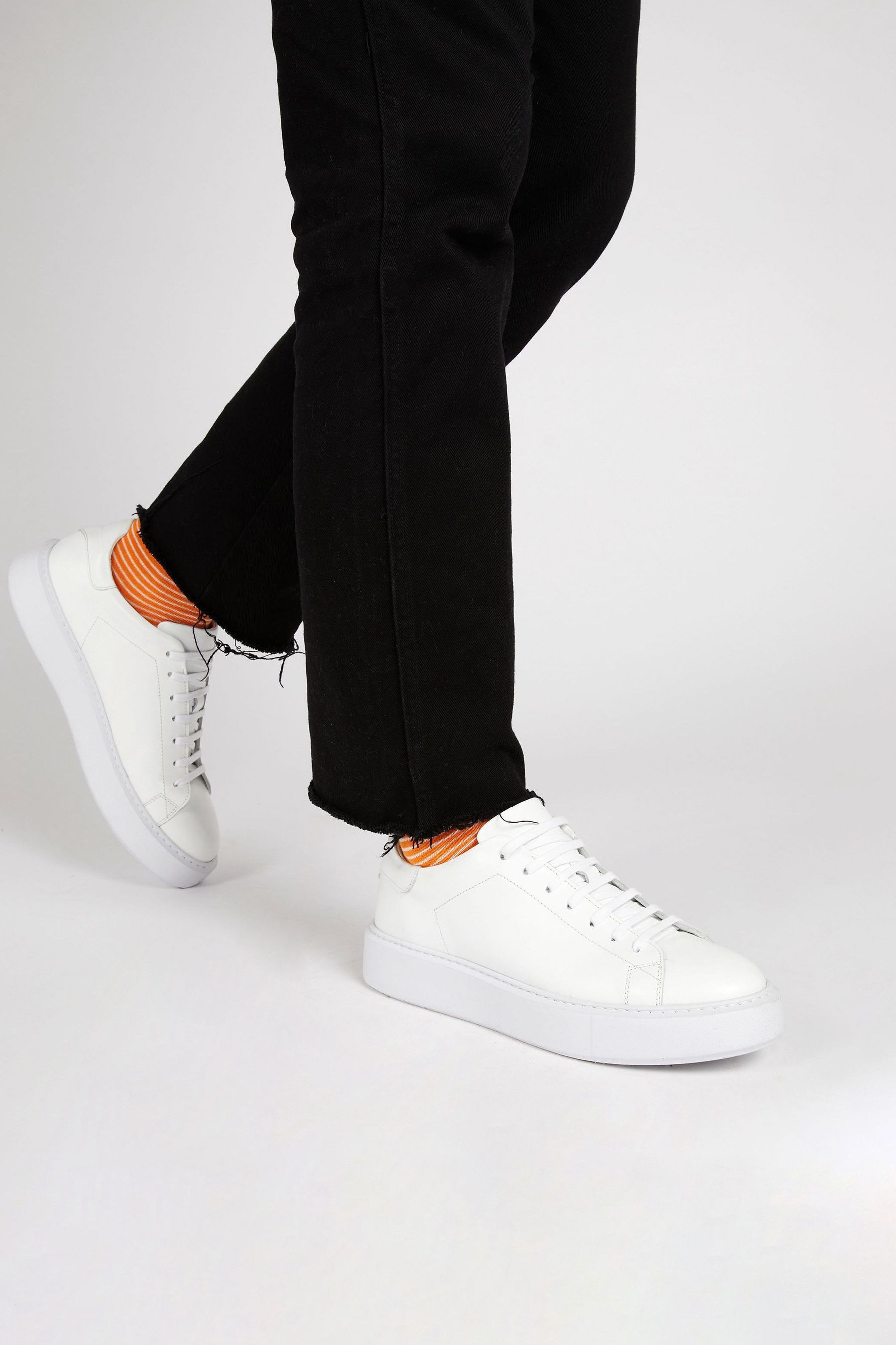 Buy Jones Bootmaker Sedbergh Smart Leather White Trainers from the Next ...