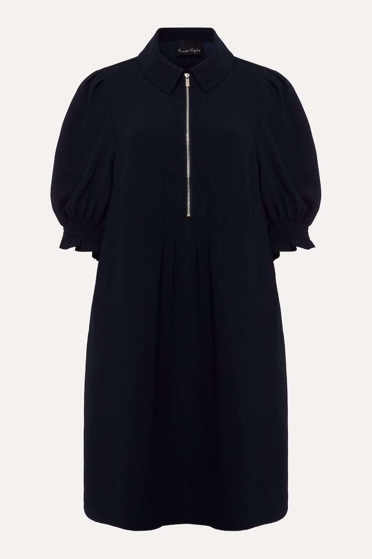 Phase Eight Navy Blue Zip Candice Mini Dress - Image 1 of 1